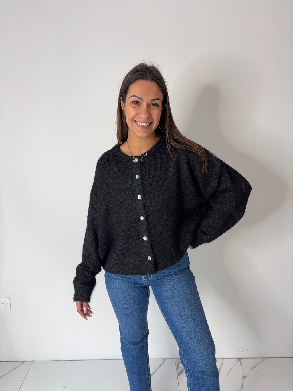 Gilet Eve - noir (du 40 au 52)