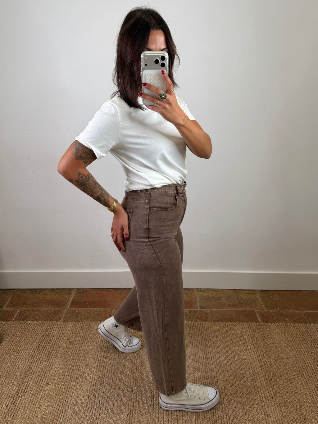 Jeans Amanda - chocolat