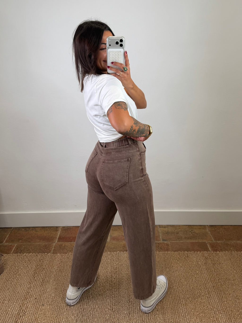 Jeans Amanda - chocolat