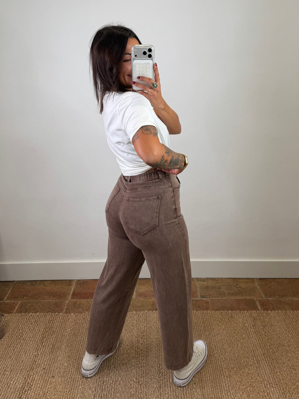 Jeans Amanda - chocolat