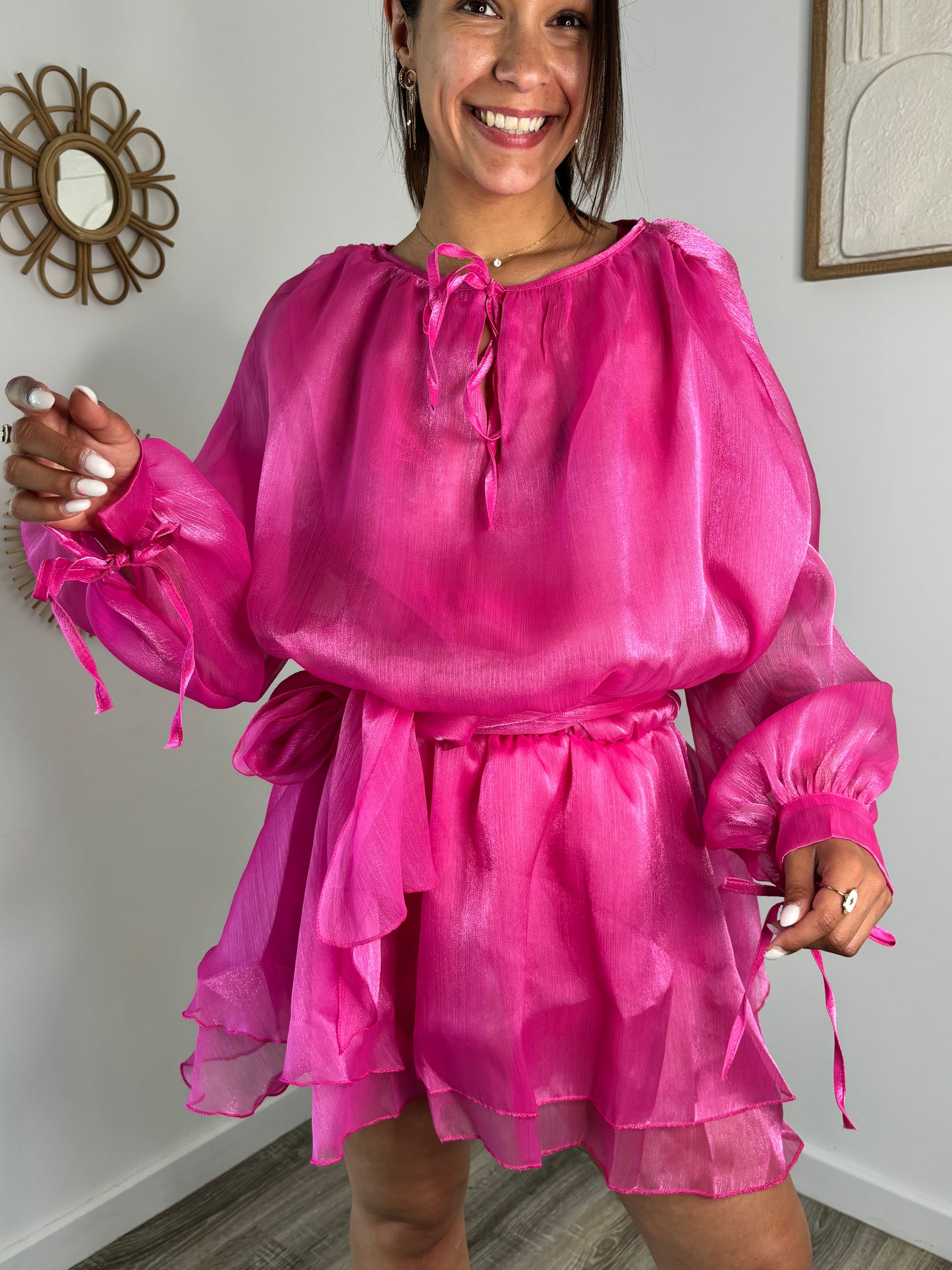 Robe Angélique - rose