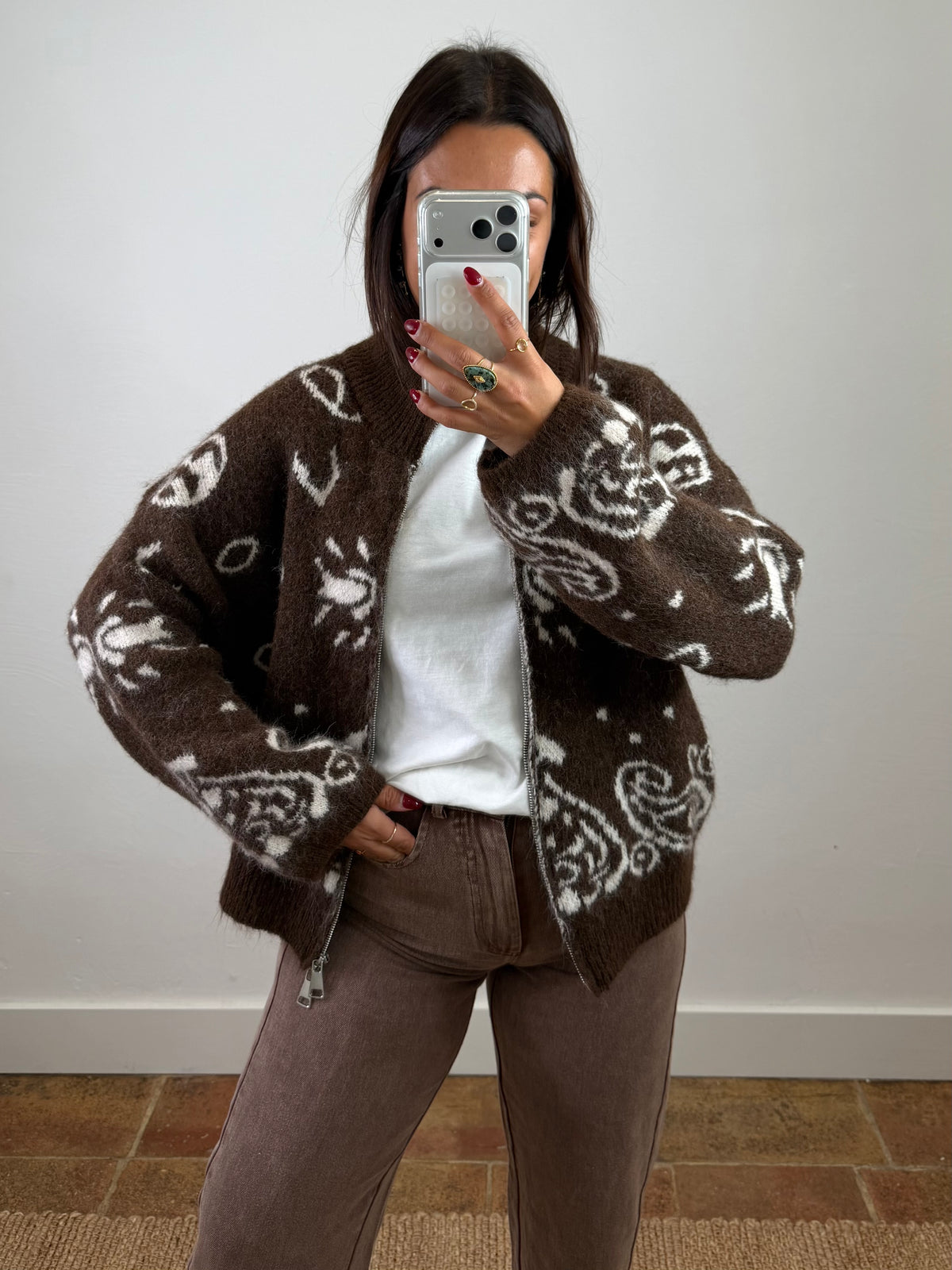Gilet Manon - marron