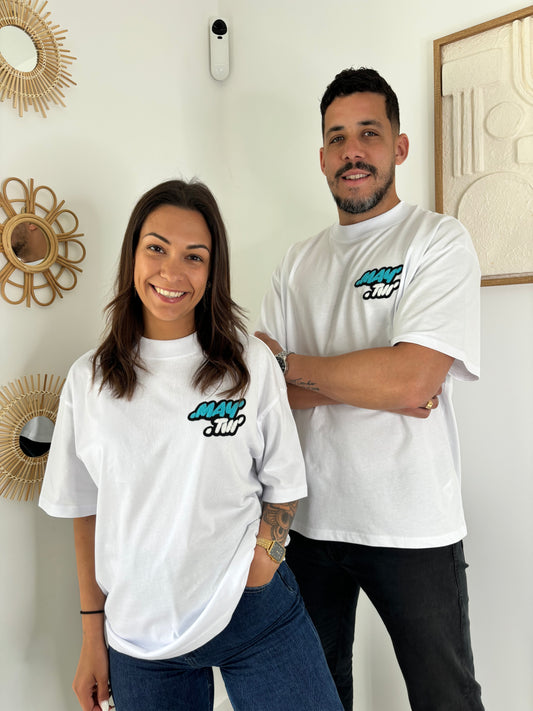 T-shirt MOUMOUTE unisexe - blanc