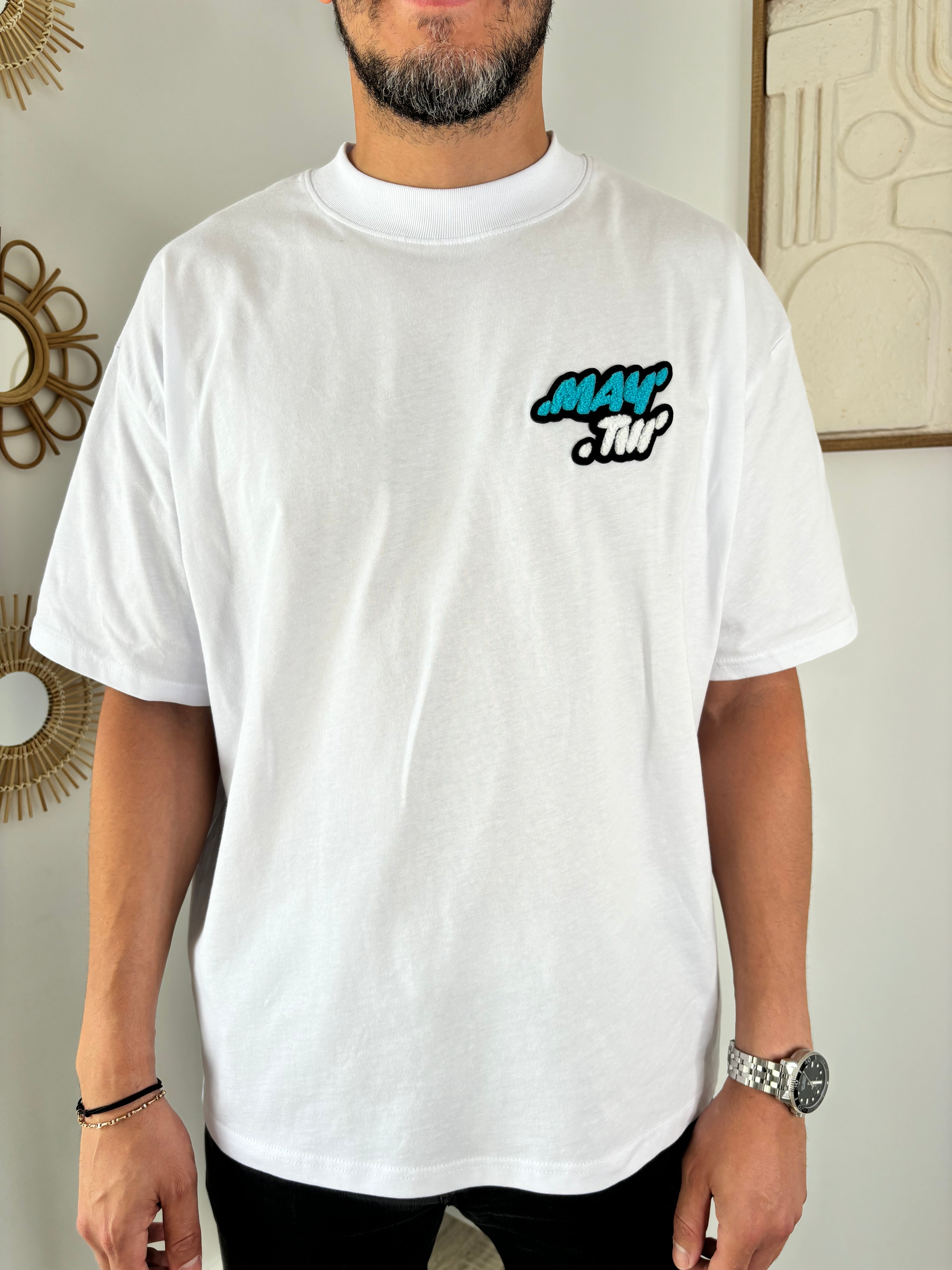 T-shirt MOUMOUTE unisexe - blanc