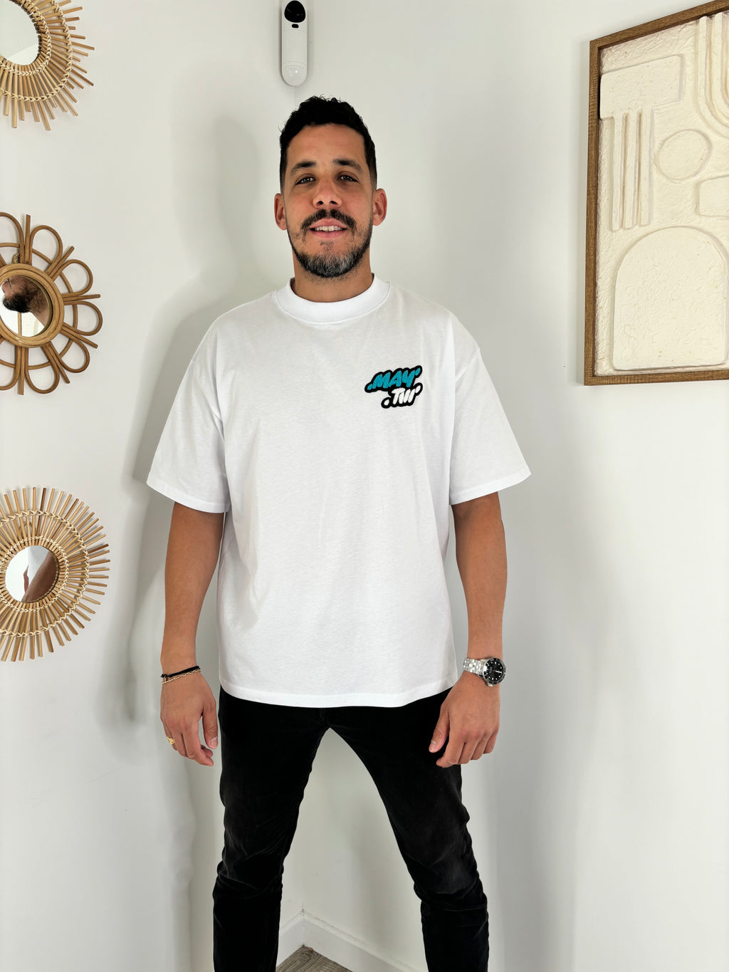 T-shirt MOUMOUTE unisexe - blanc