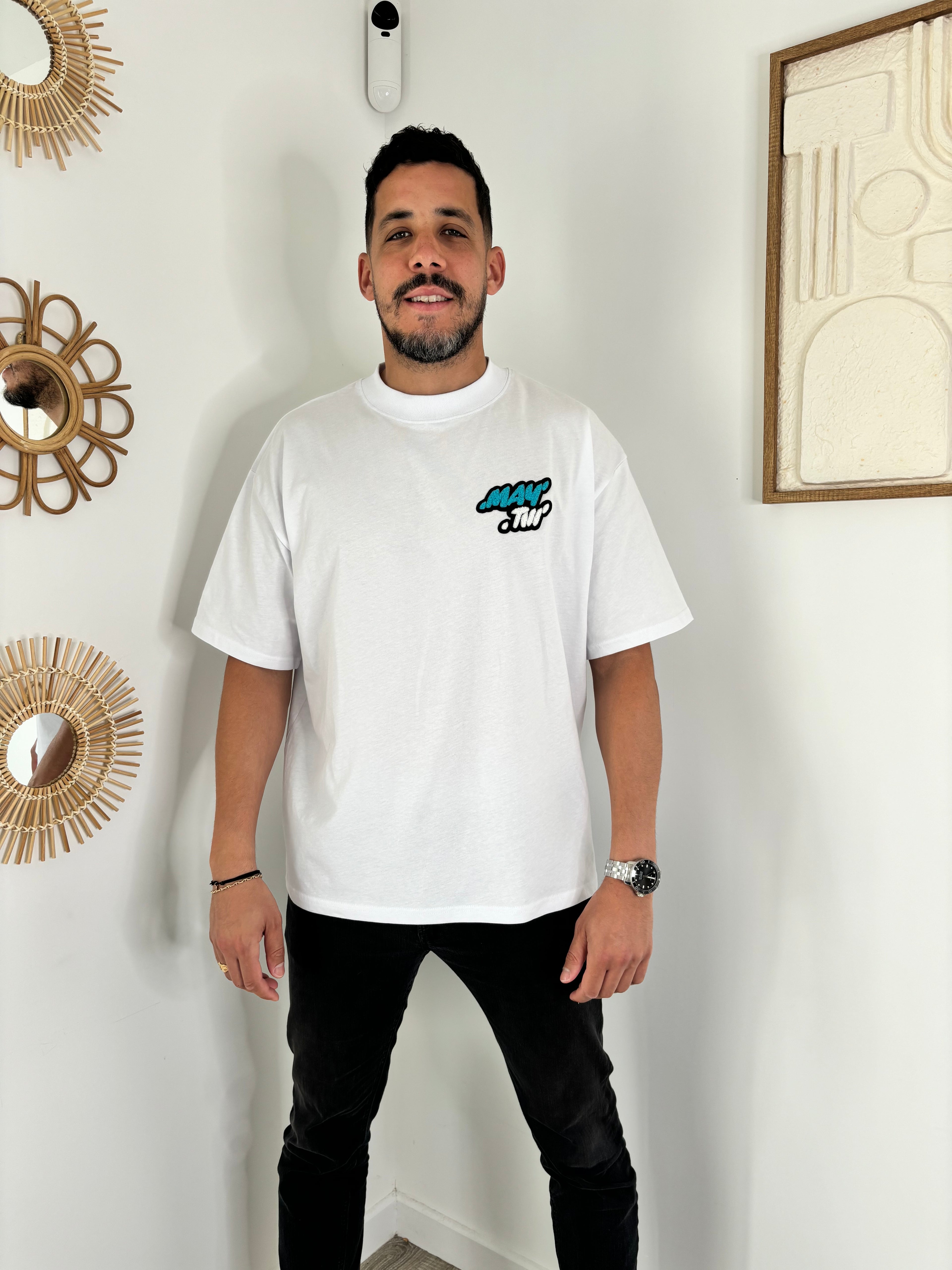 T-shirt MOUMOUTE unisexe - blanc