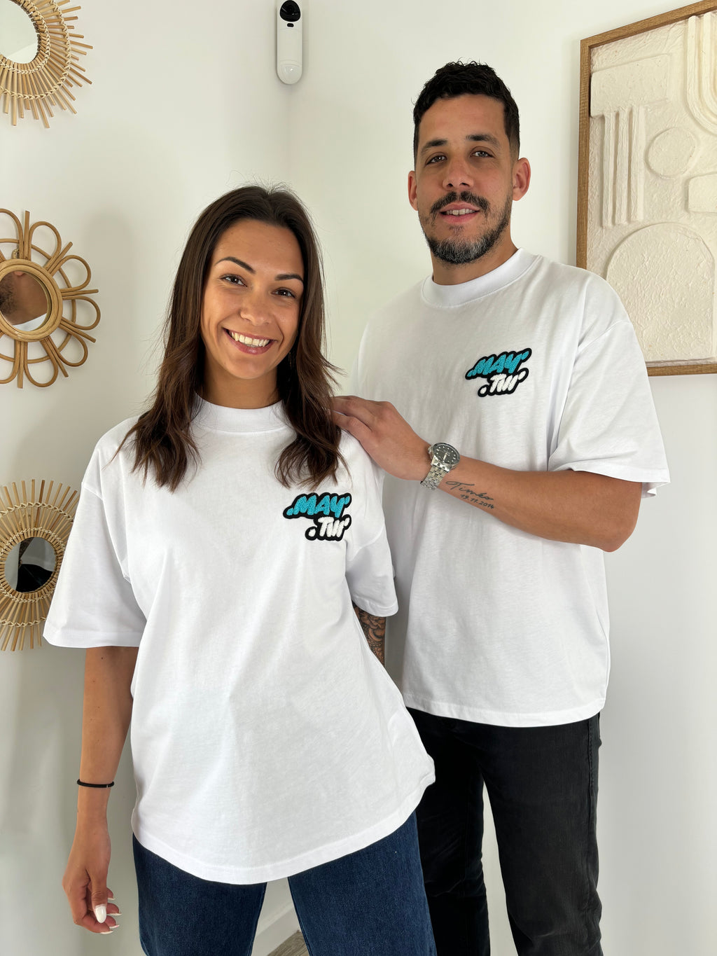 T-shirt MOUMOUTE unisexe - blanc