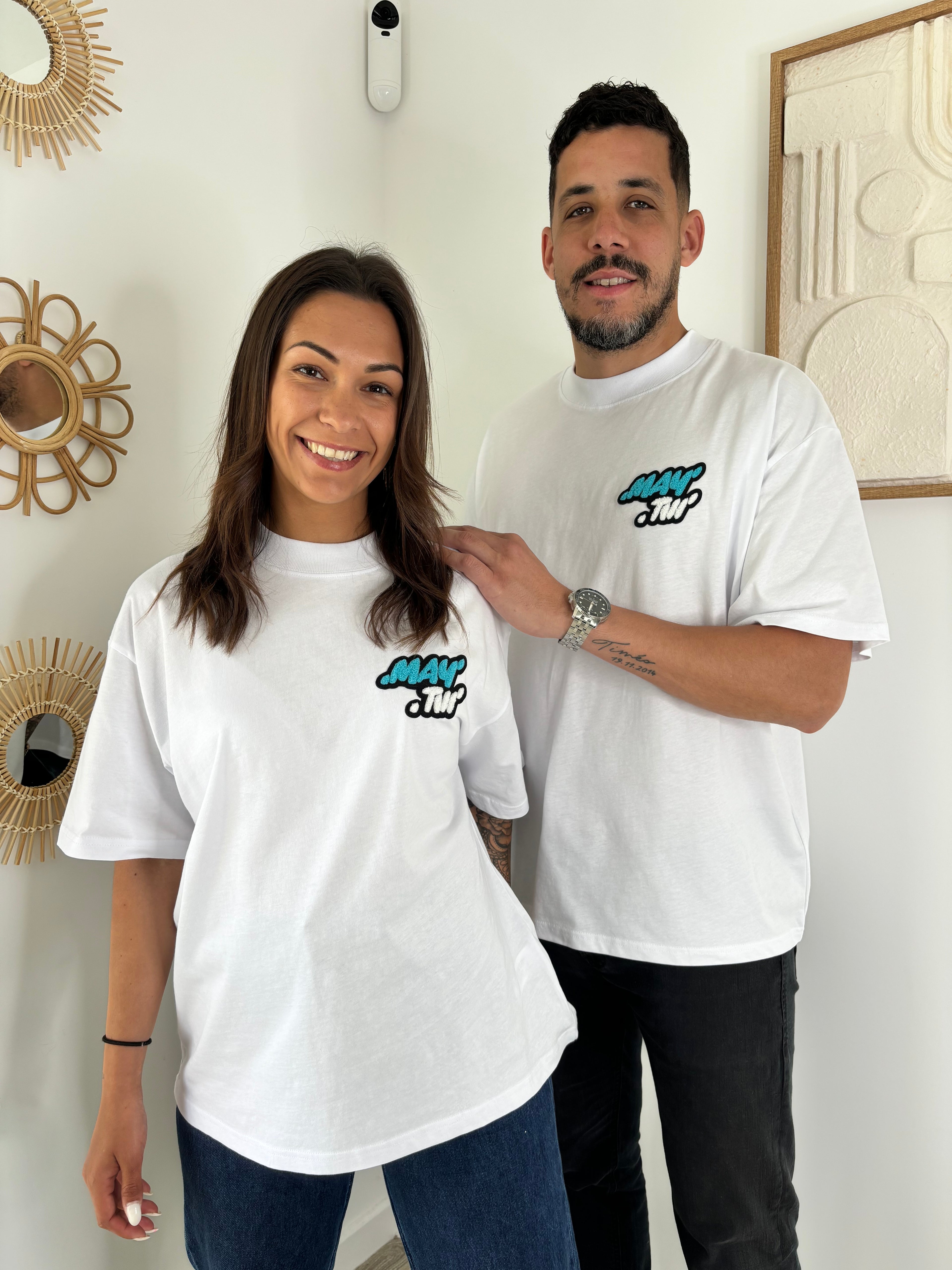T-shirt MOUMOUTE unisexe - blanc