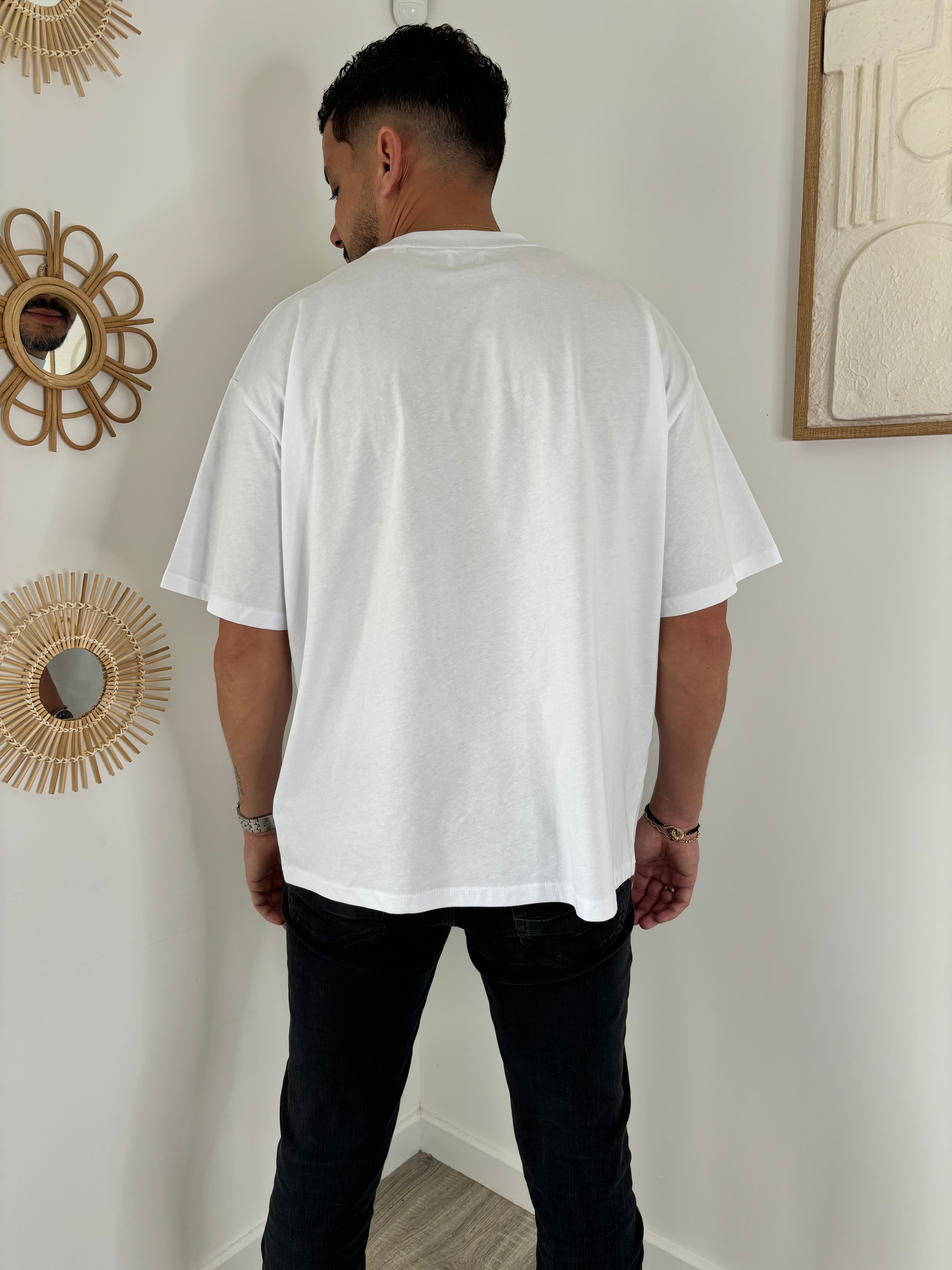 T-shirt MOUMOUTE unisexe - blanc