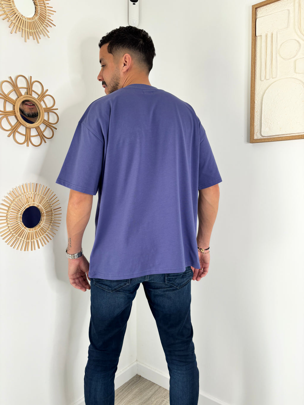 T-shirt MOUMOUTE unisexe - bleu