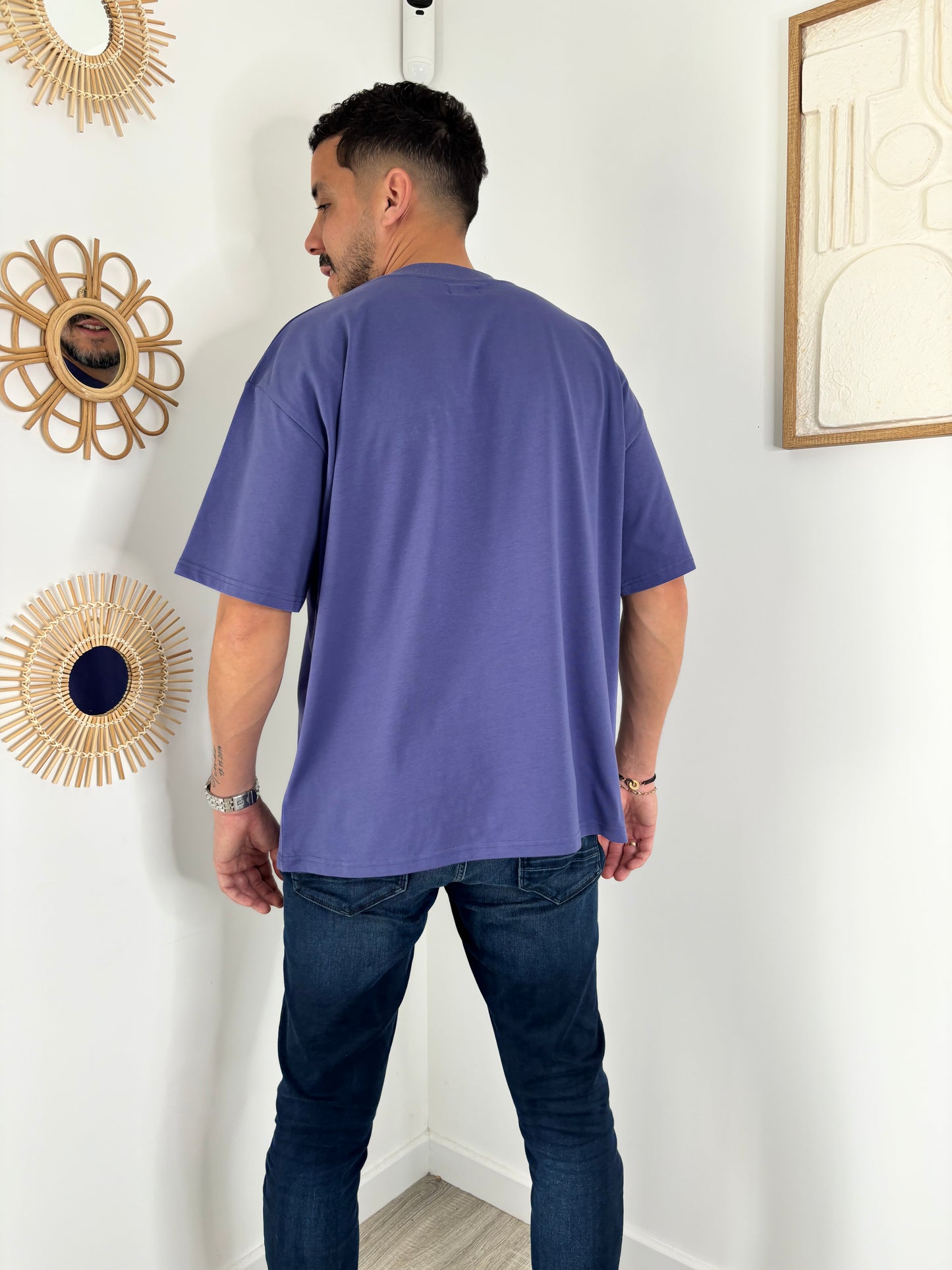 T-shirt MOUMOUTE unisexe - bleu