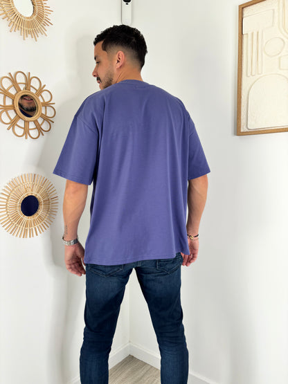 T-shirt MOUMOUTE unisexe - bleu