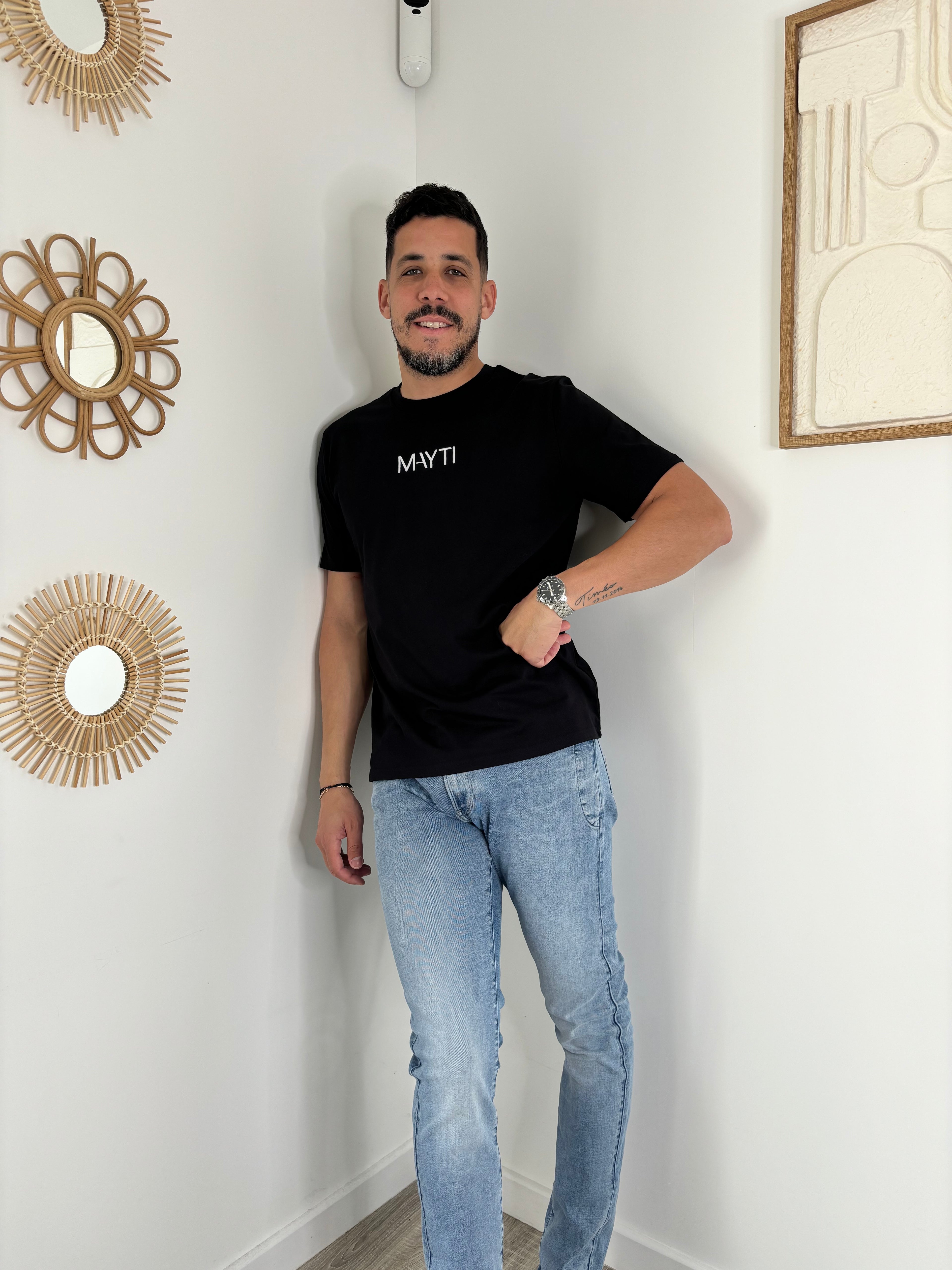 T-shirt COLORS unisexe - noir