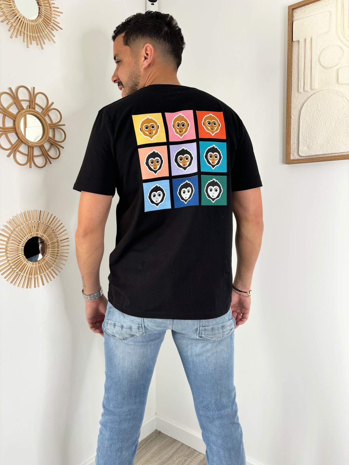 T-shirt COLORS unisexe - noir