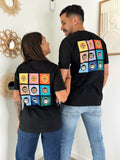 T-shirt COLORS unisexe - noir