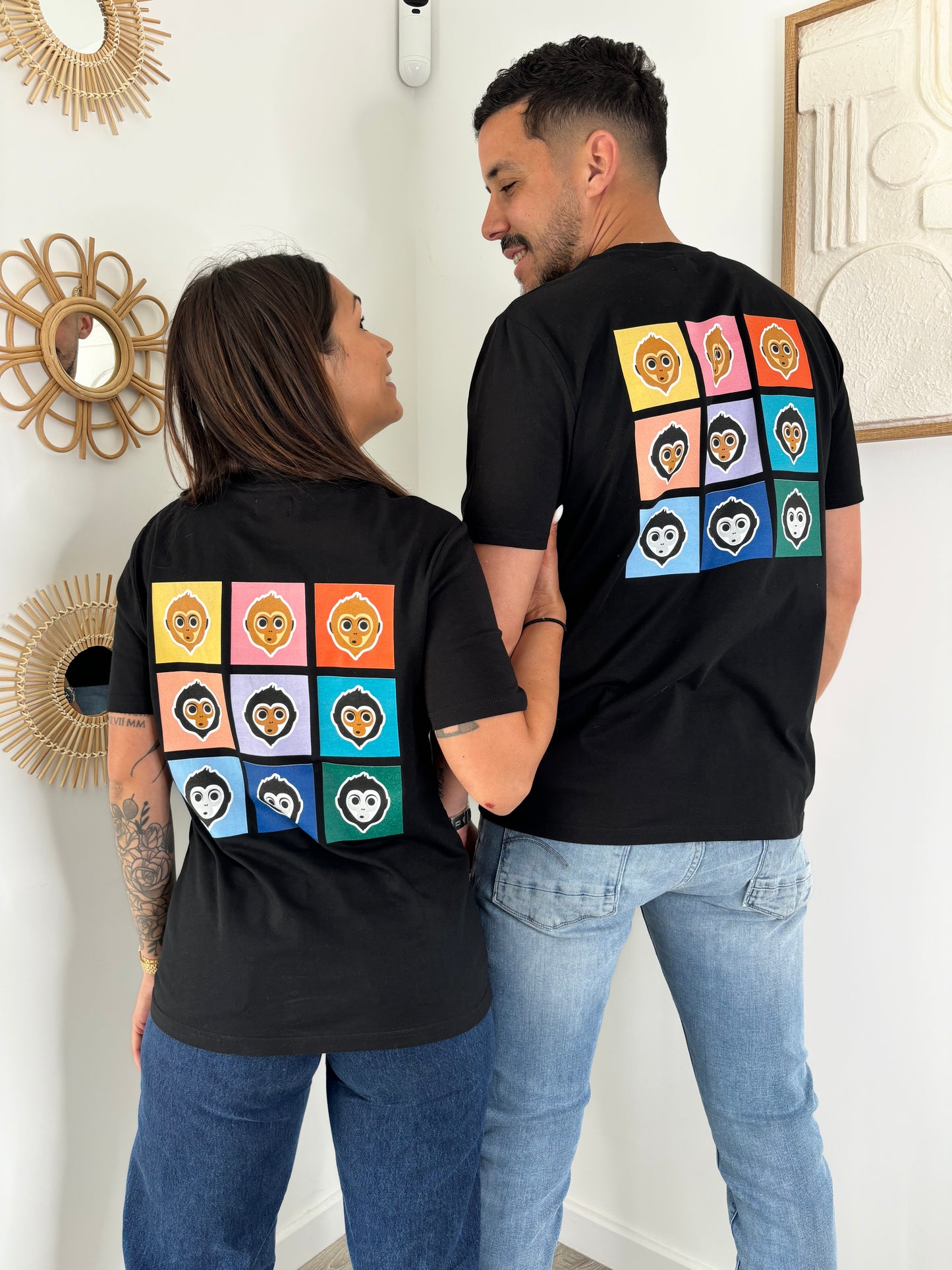 T-shirt COLORS unisexe - noir