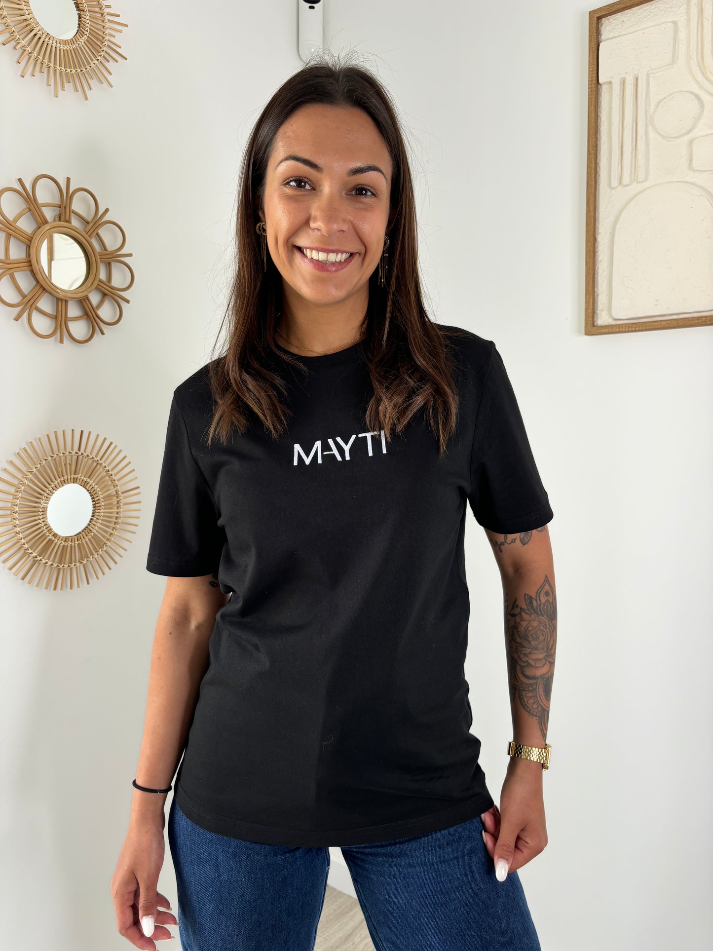 T-shirt COLORS unisexe - noir