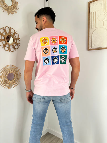 T-shirt COLORS unisexe - rose