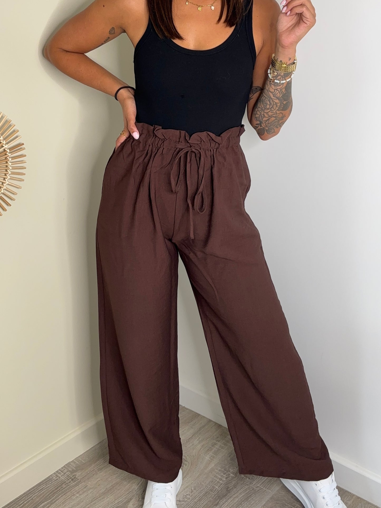 Pantalon Lucie - café