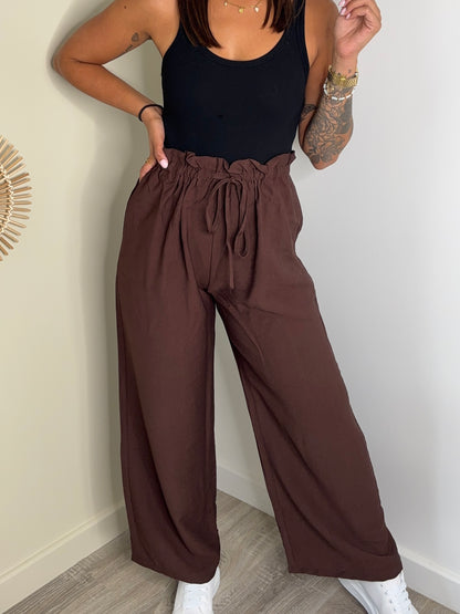 Pantalon Lucie - café