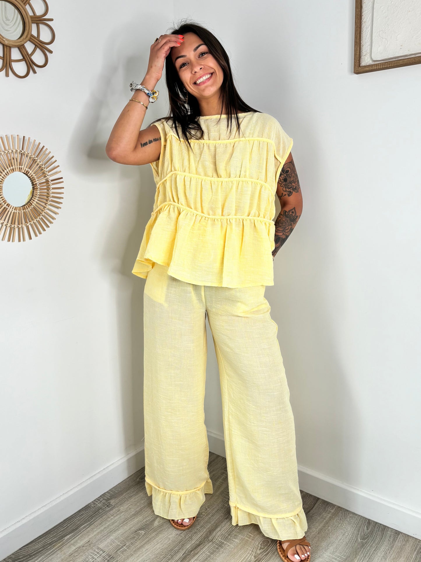 Pantalon kessi - jaune