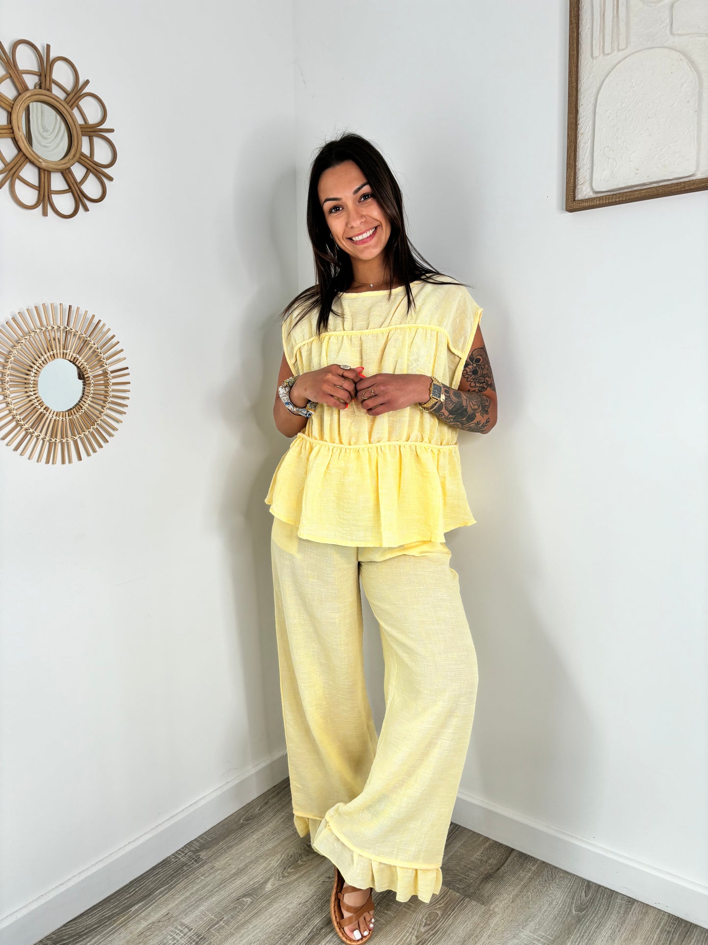 Pantalon kessi - jaune