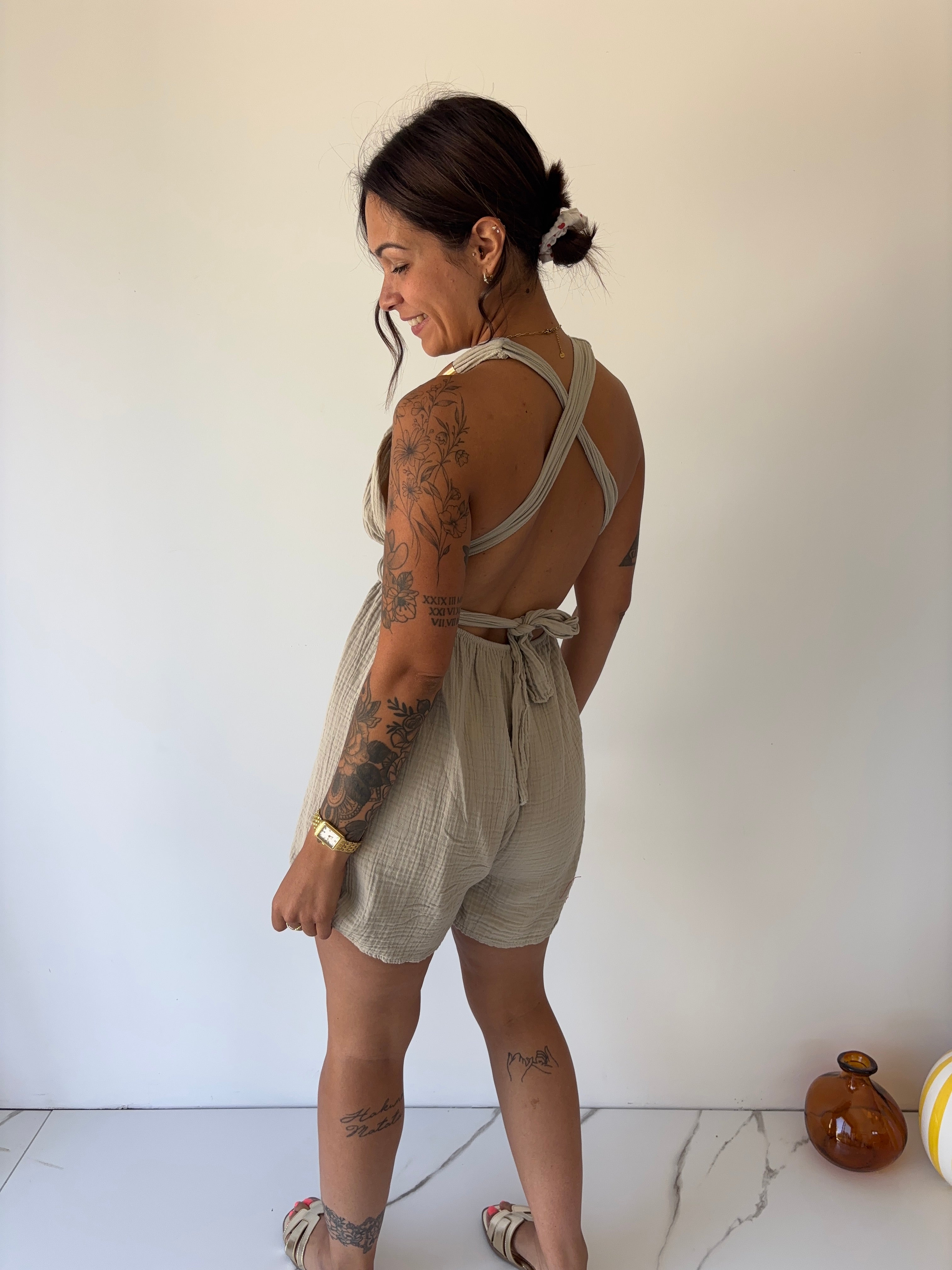 Combishort Vanessa - beige