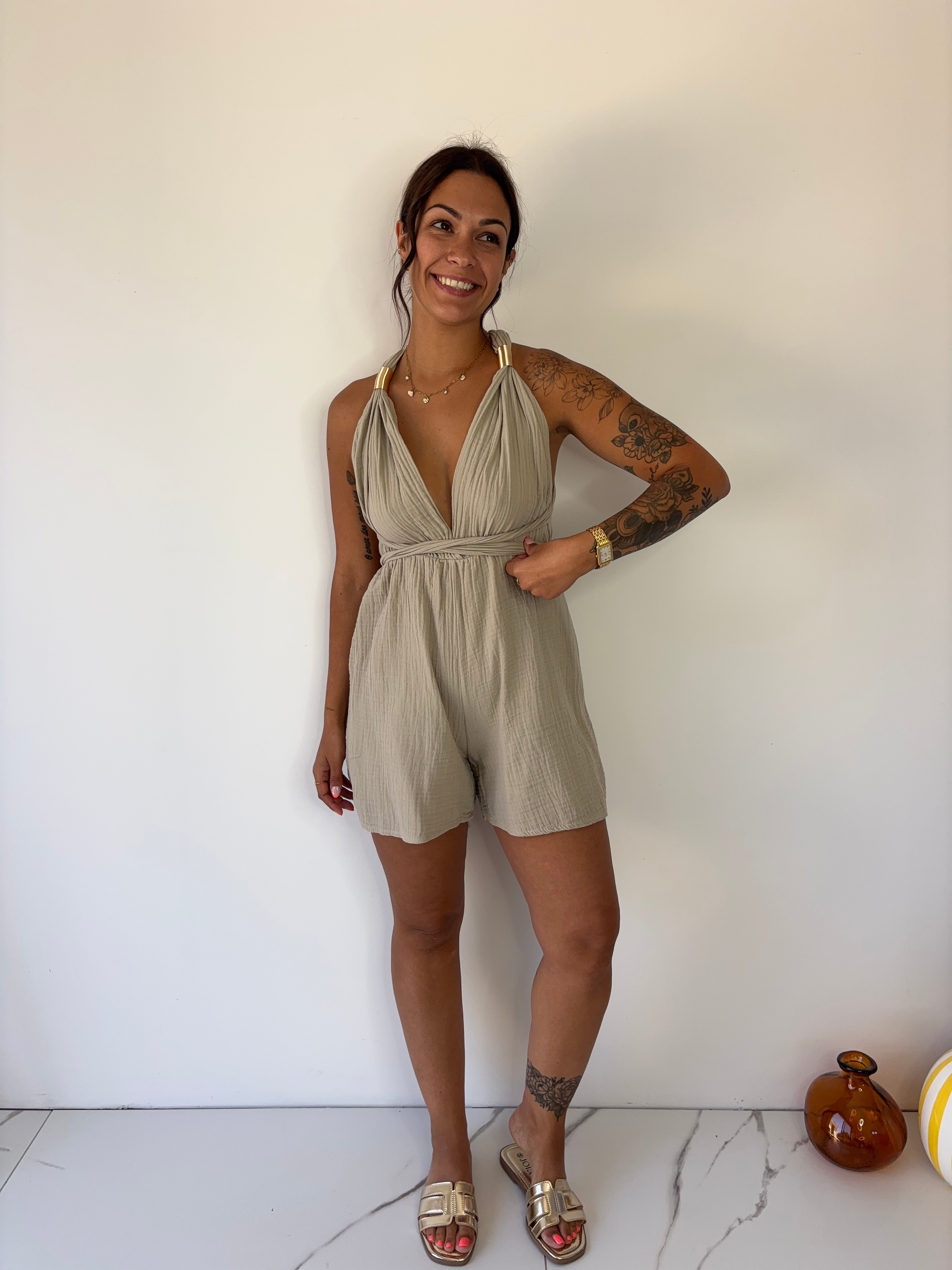 Combishort Vanessa - beige