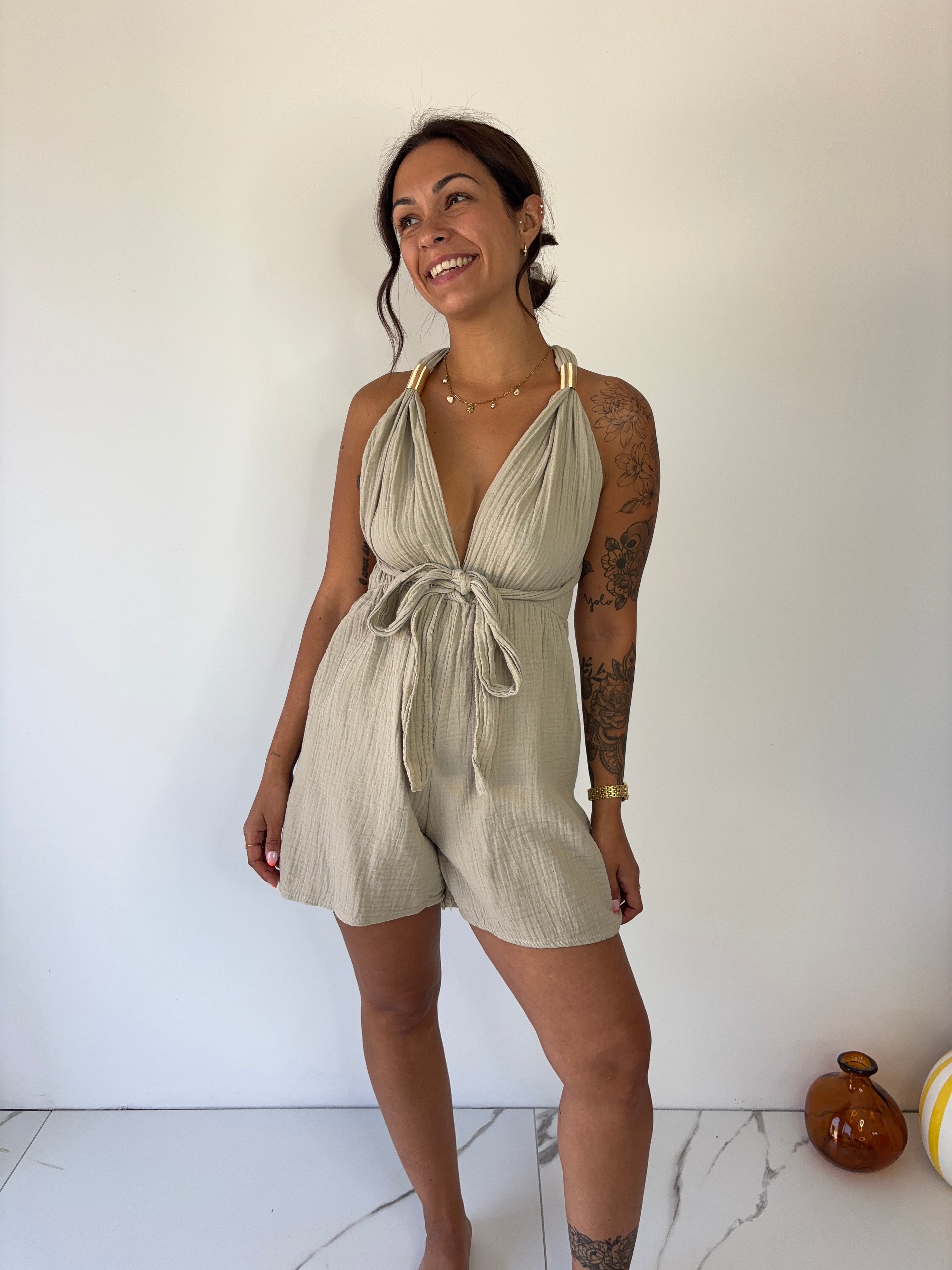 Combishort Vanessa - beige