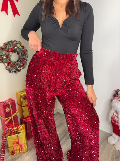 Pantalon Lise - rouge