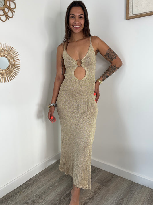 "Robe de plage" - doré