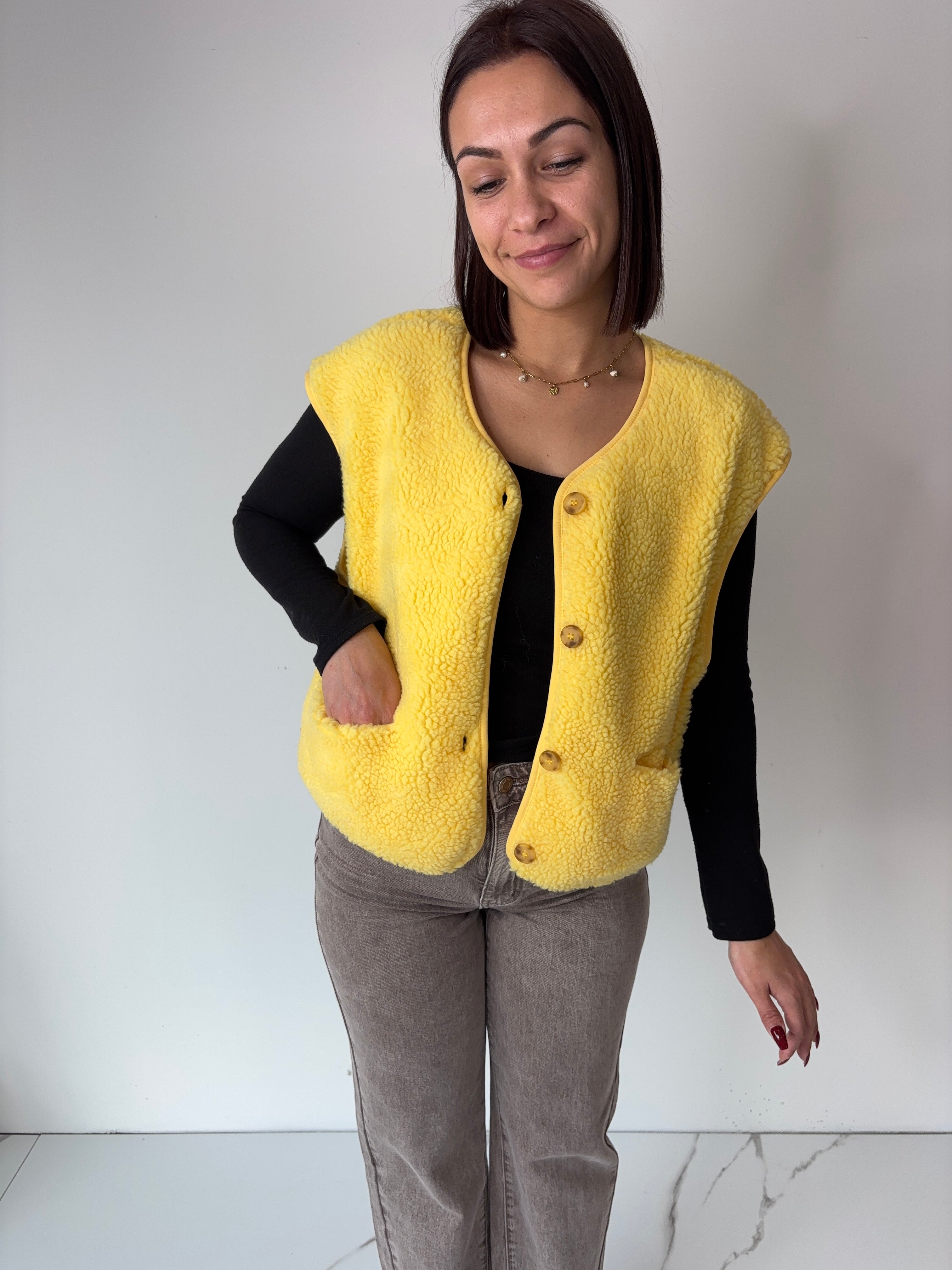 Gilet Veronika - jaune