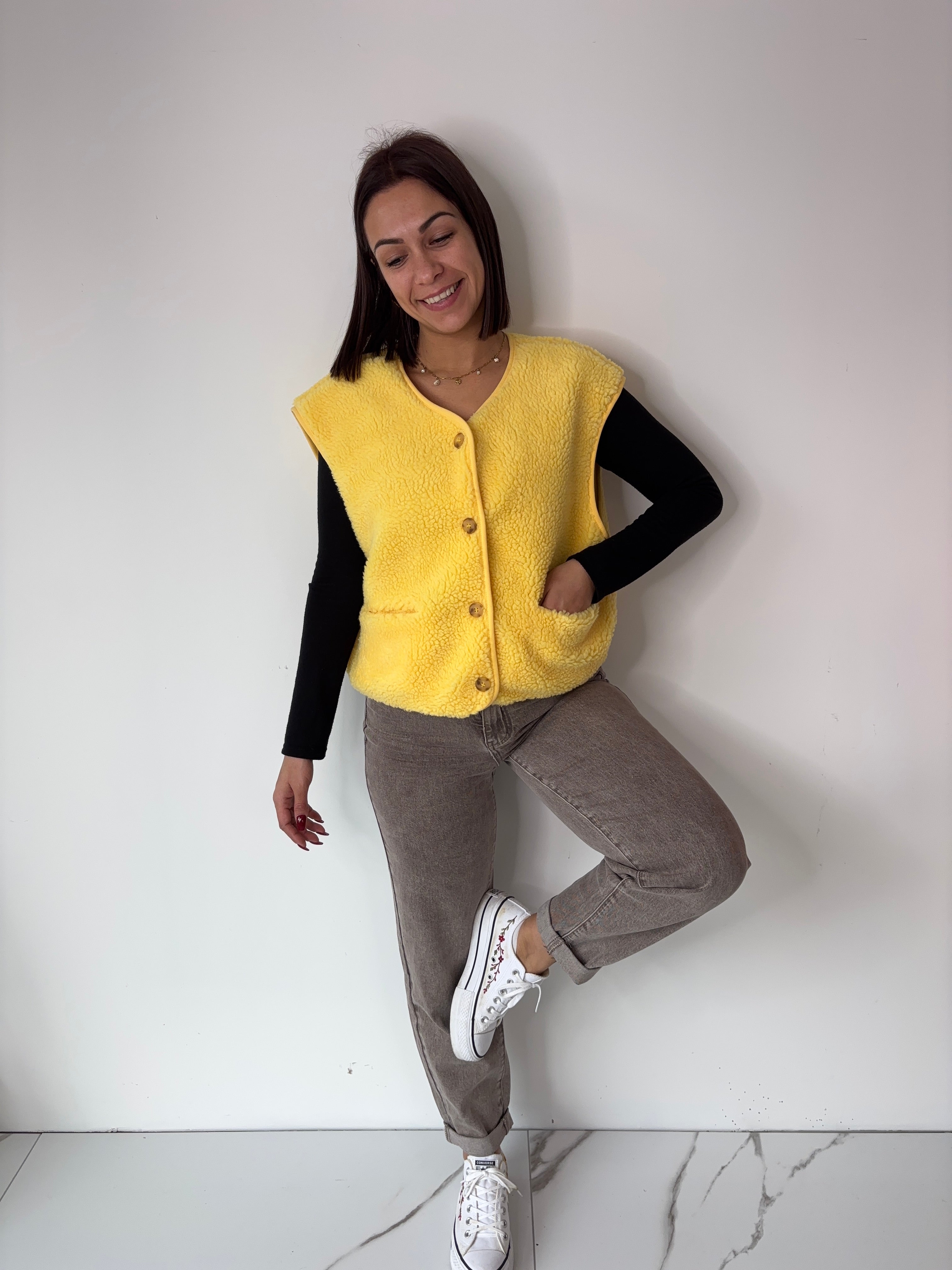 Gilet Veronika - jaune