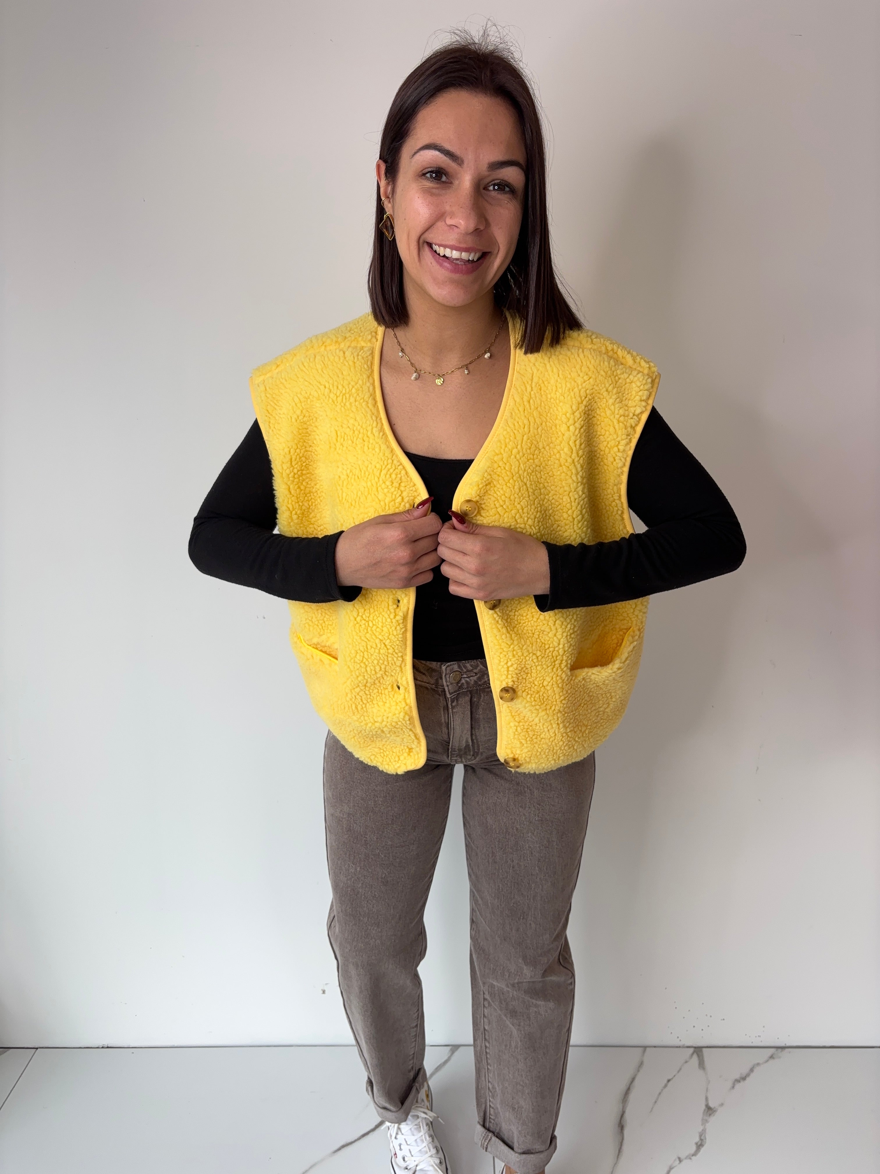 Gilet Veronika - jaune