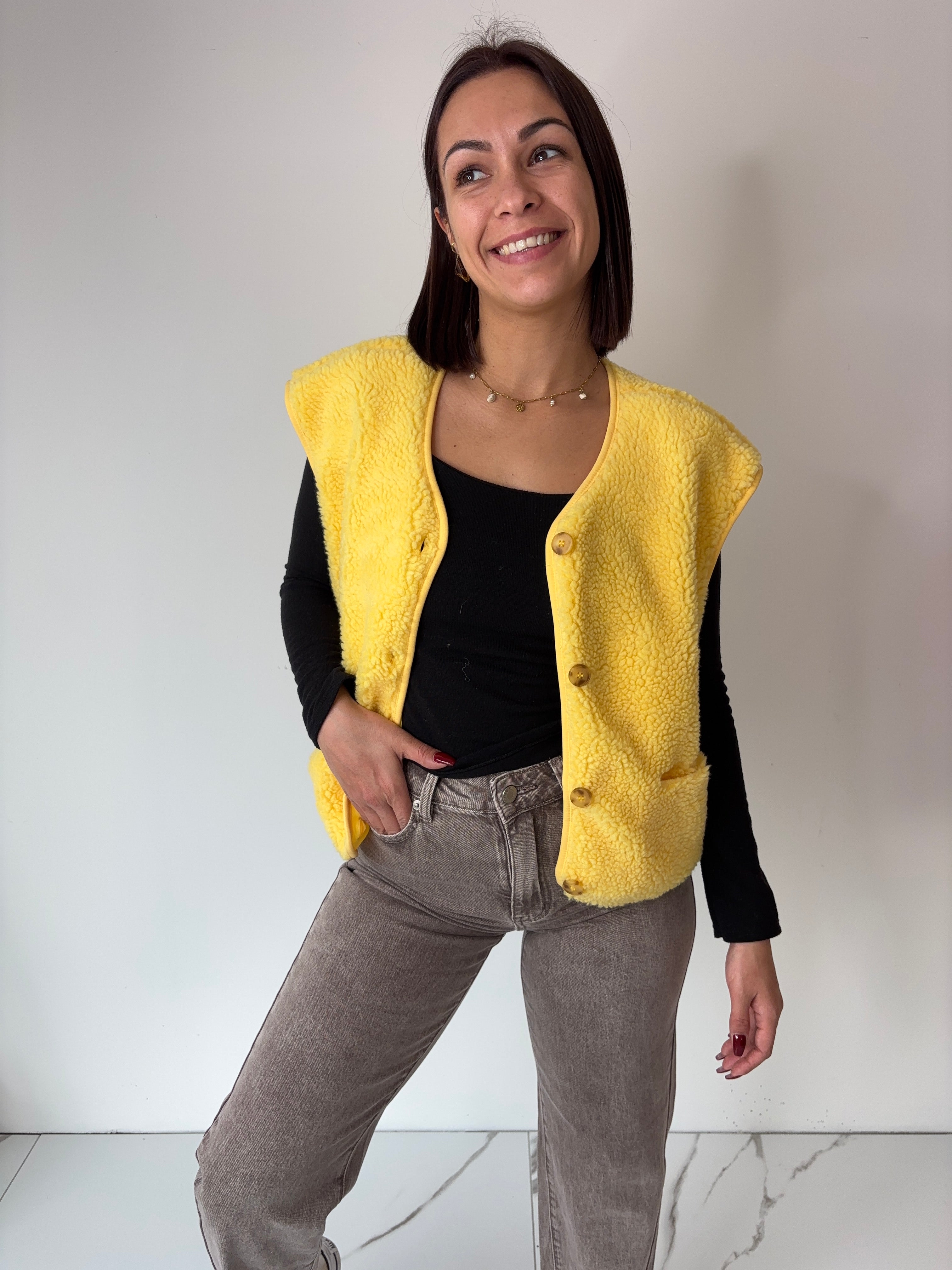 Gilet Veronika - jaune