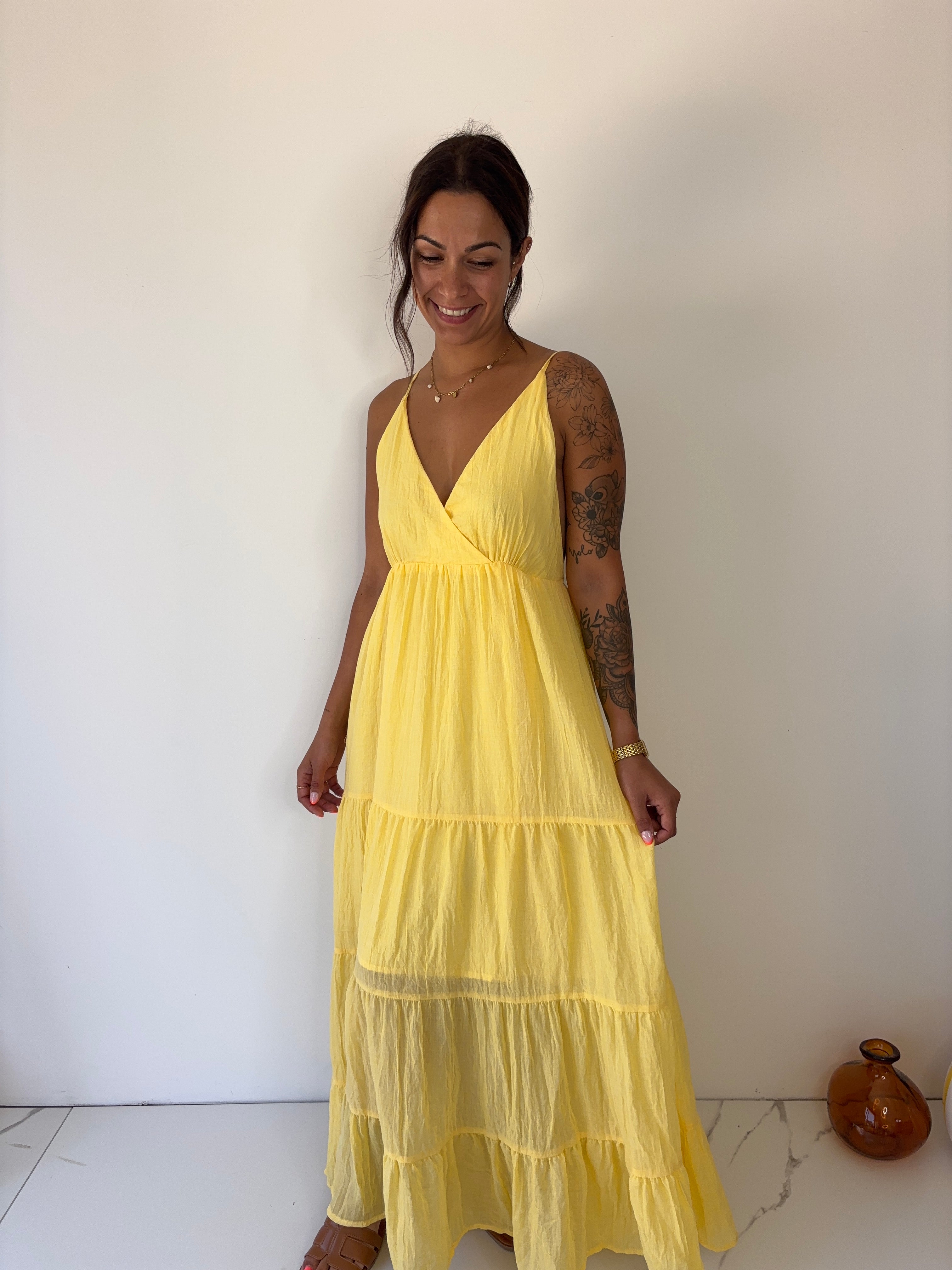 Robe Colette - jaune