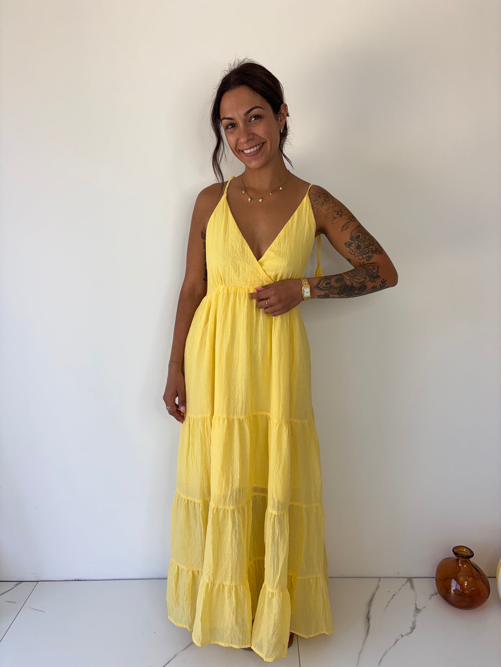 Robe Colette - jaune