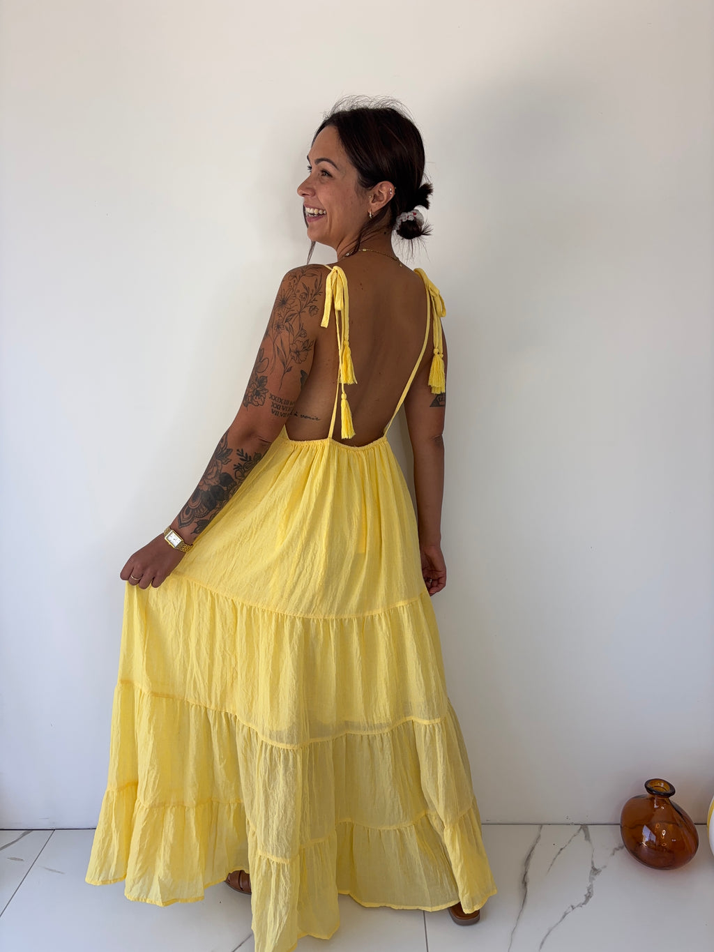 Robe Colette - jaune