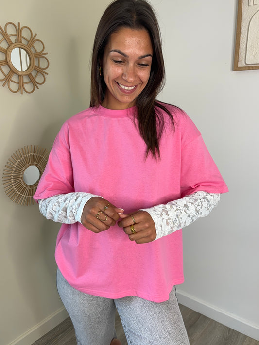 T-shirt Denise - rose