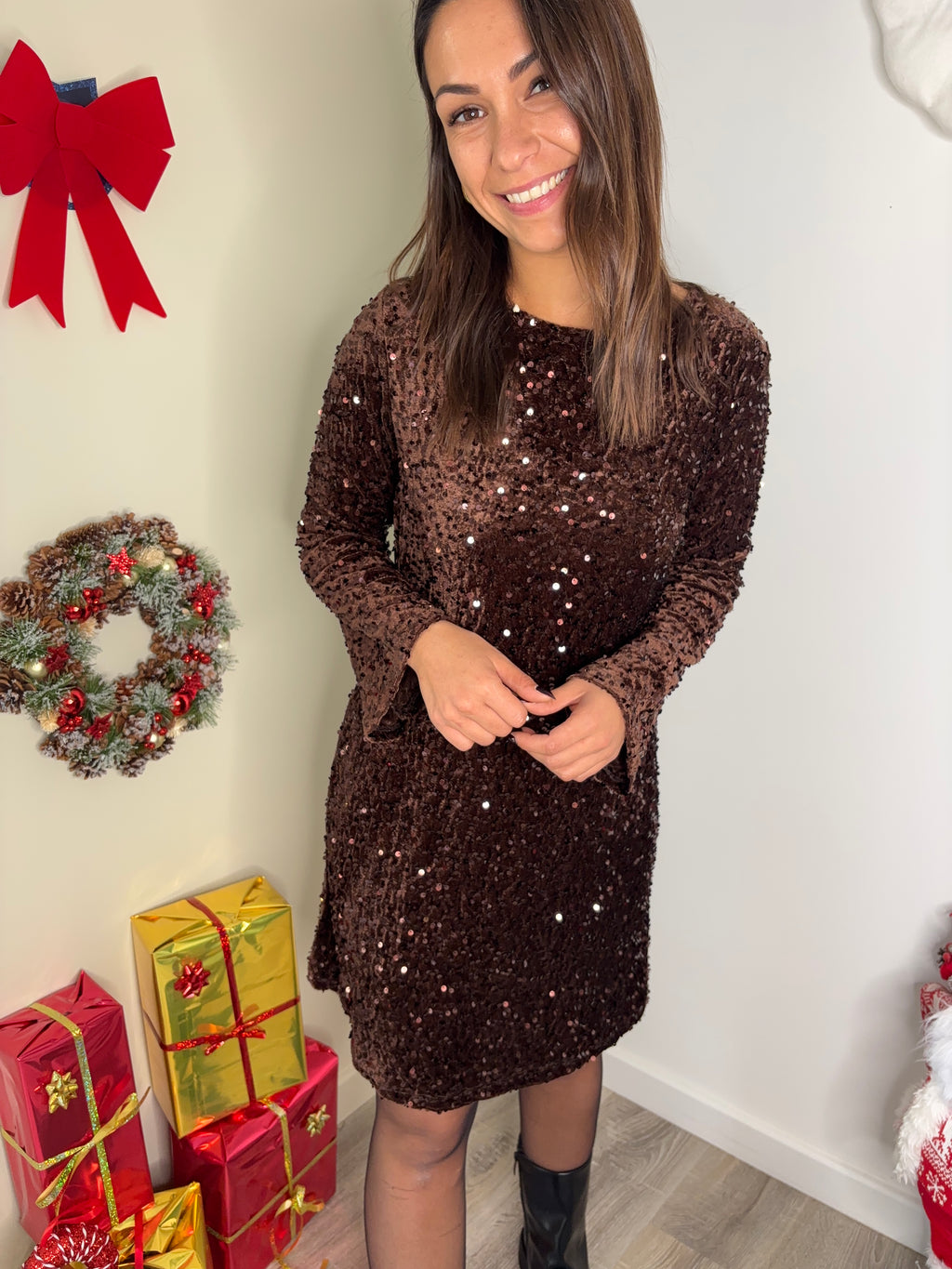Robe Astrid - chocolat