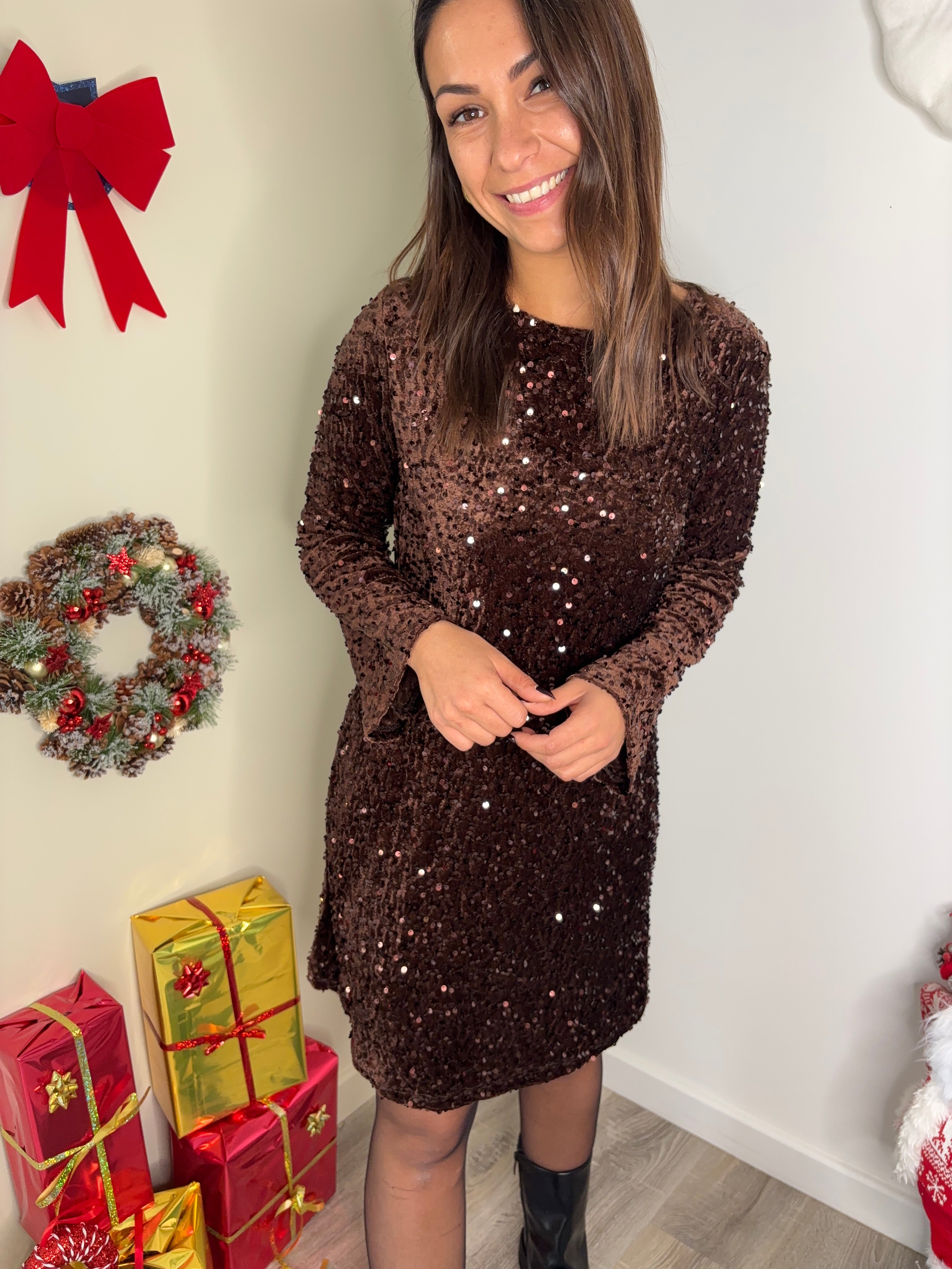 Robe Astrid - chocolat