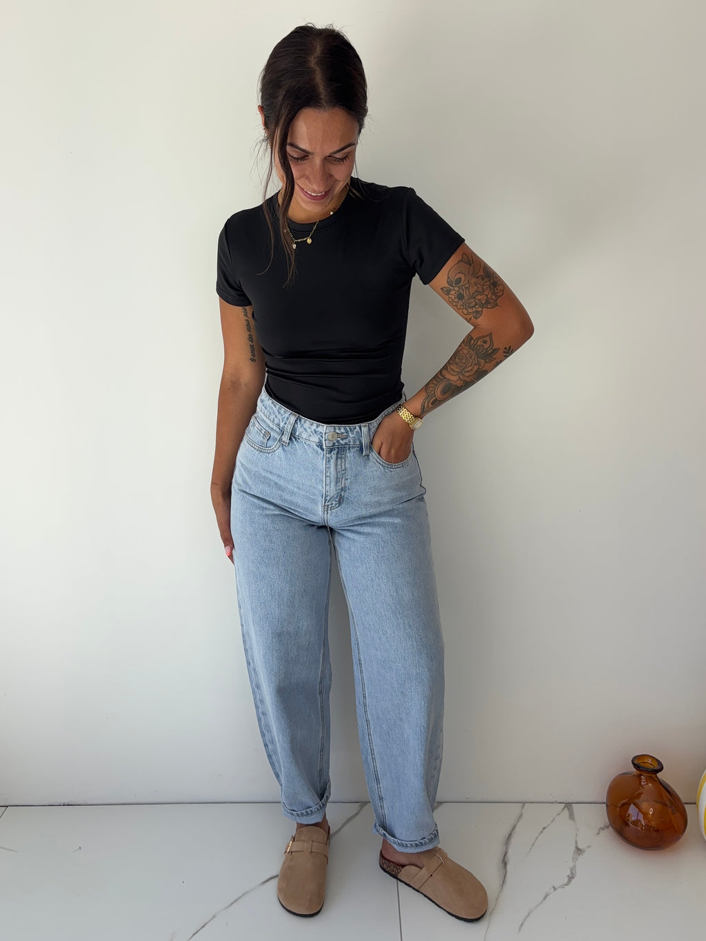 Jeans Bony - bleu
