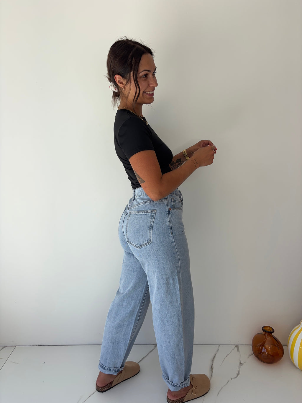 Jeans Bony - bleu