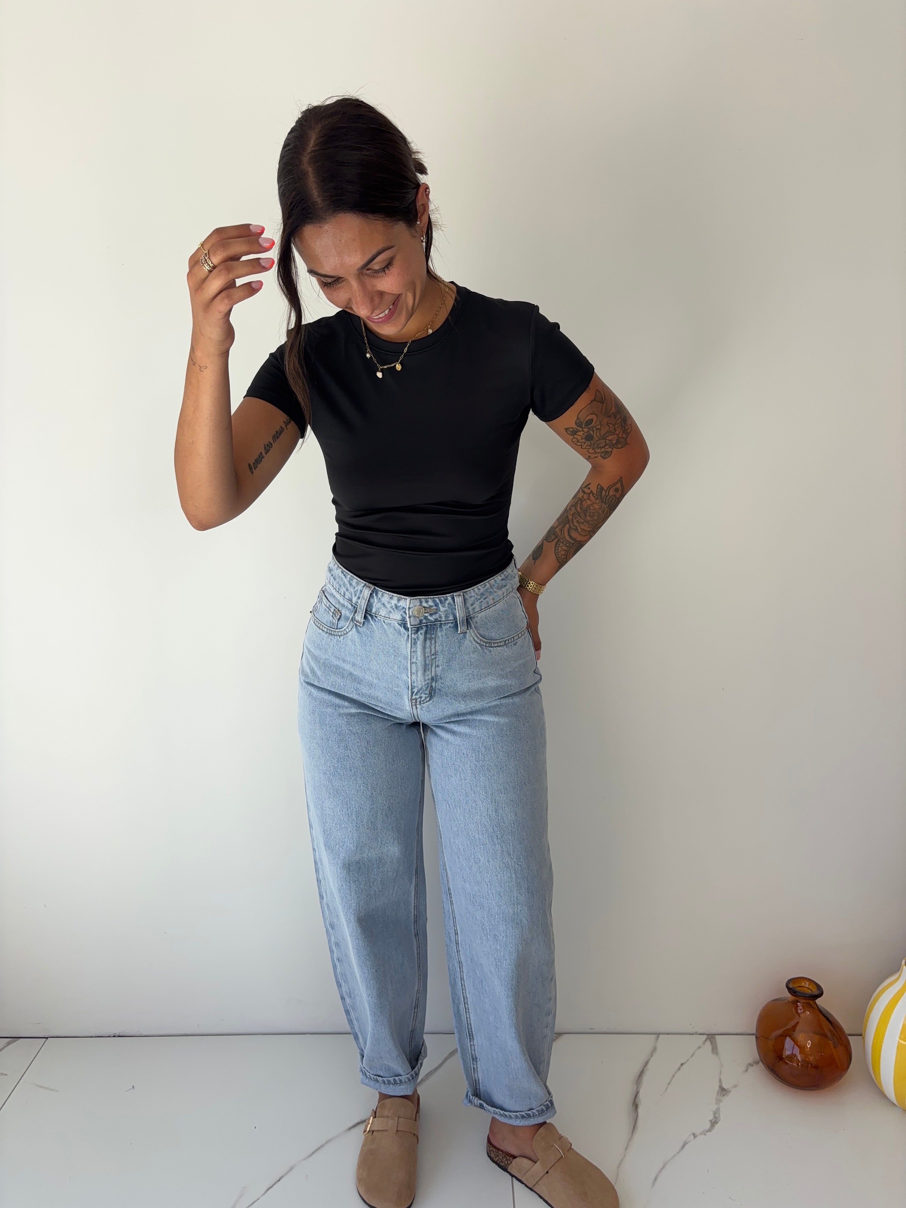 Jeans Bony - bleu