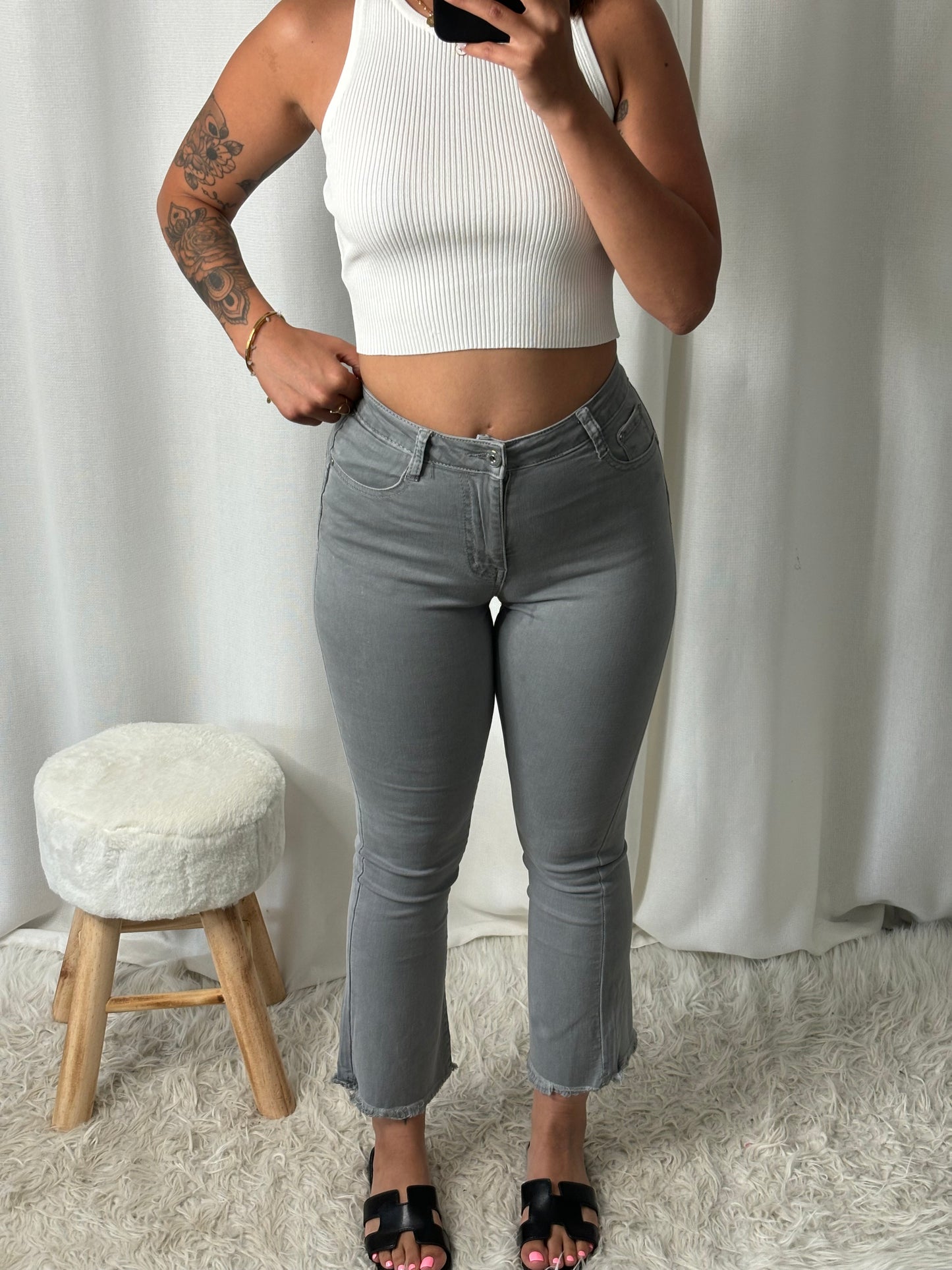 Jeans GRIS team petite