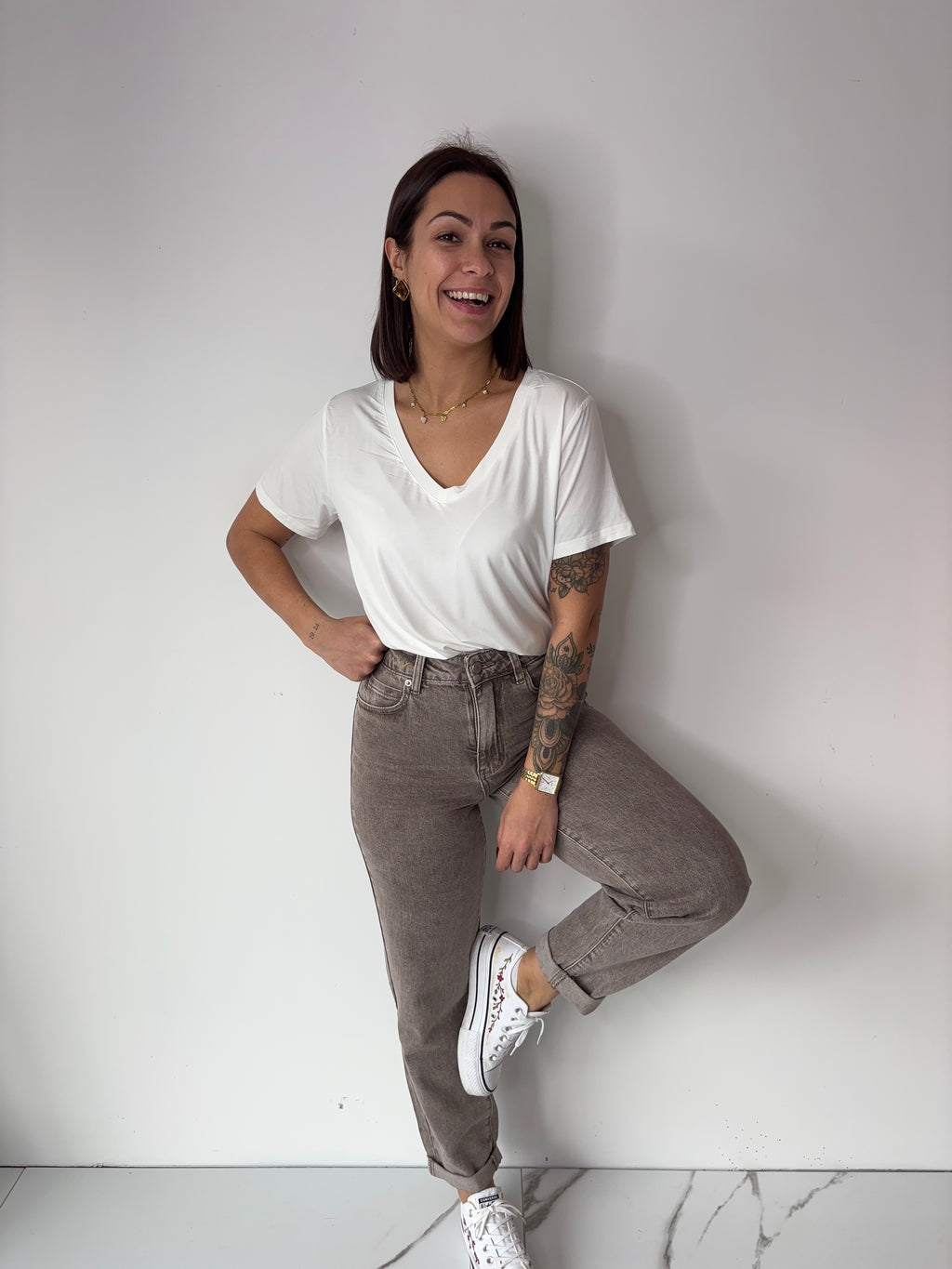 T-shirt Lola - blanc
