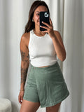 Jupe short Tiffany - kaki