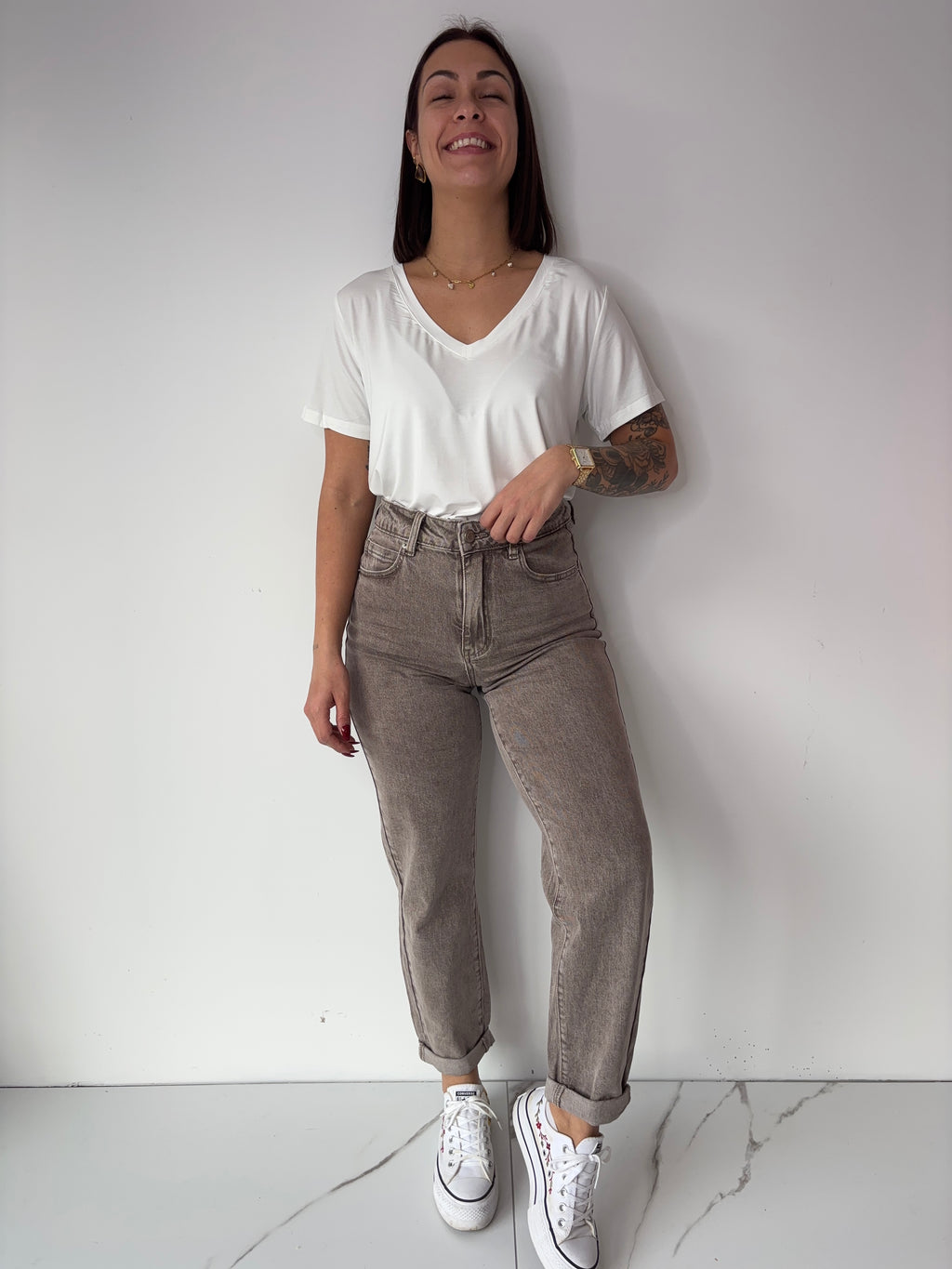 T-shirt Lola - blanc