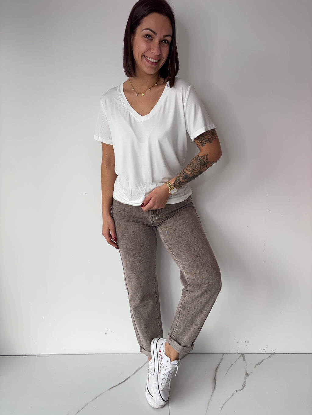 T-shirt Lola - blanc