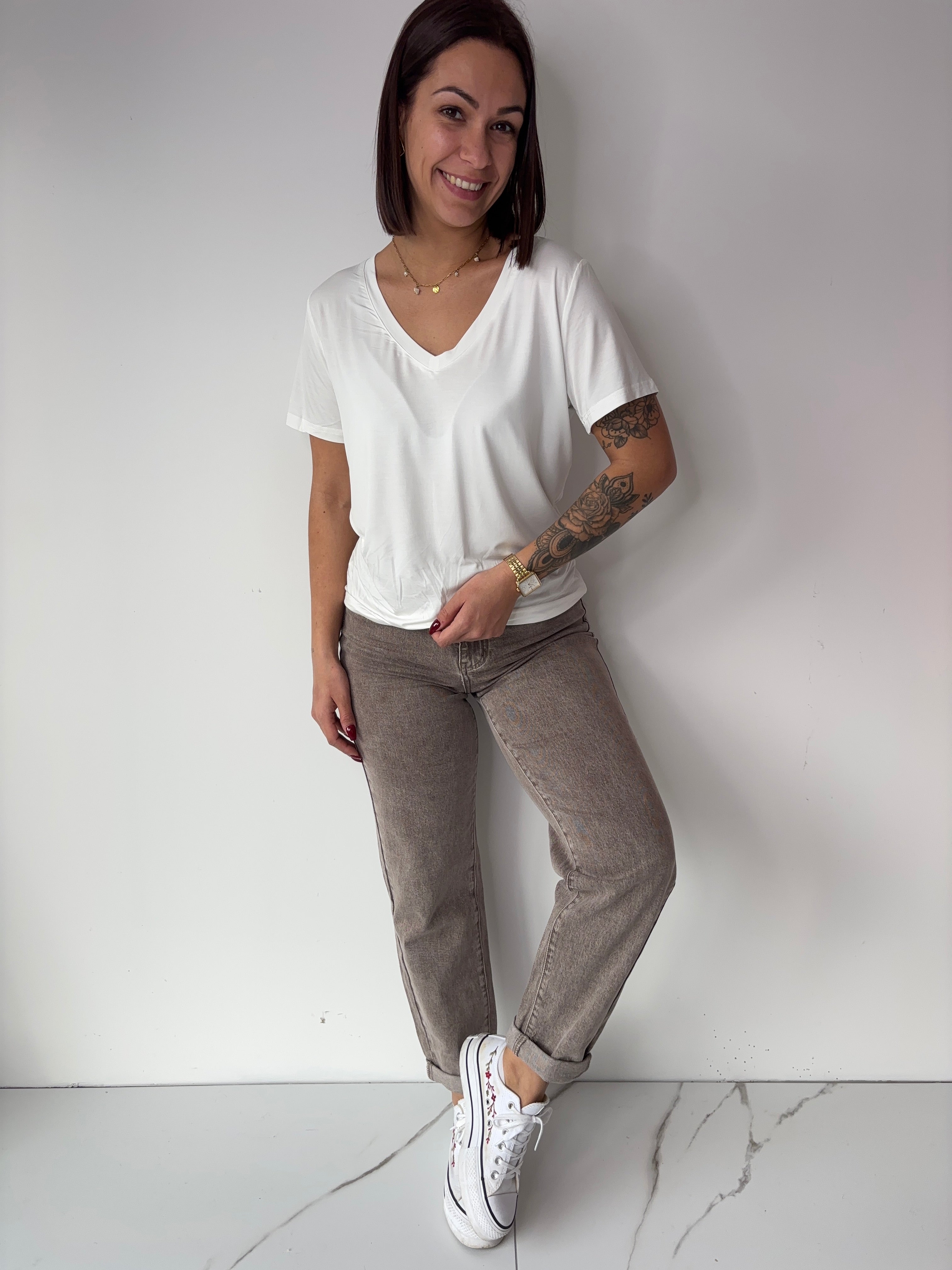 T-shirt Lola - blanc